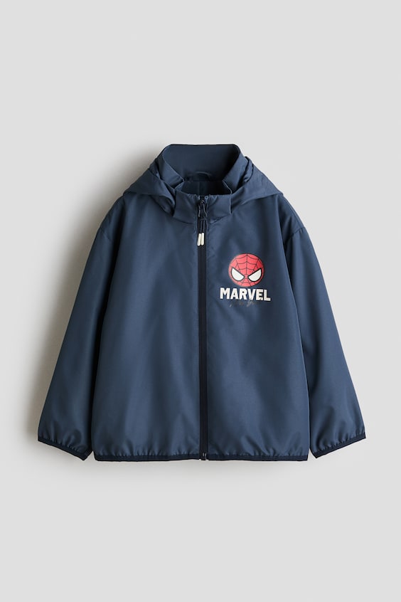 Детские куртки H&M Hooded Motif Windbreaker with Motif