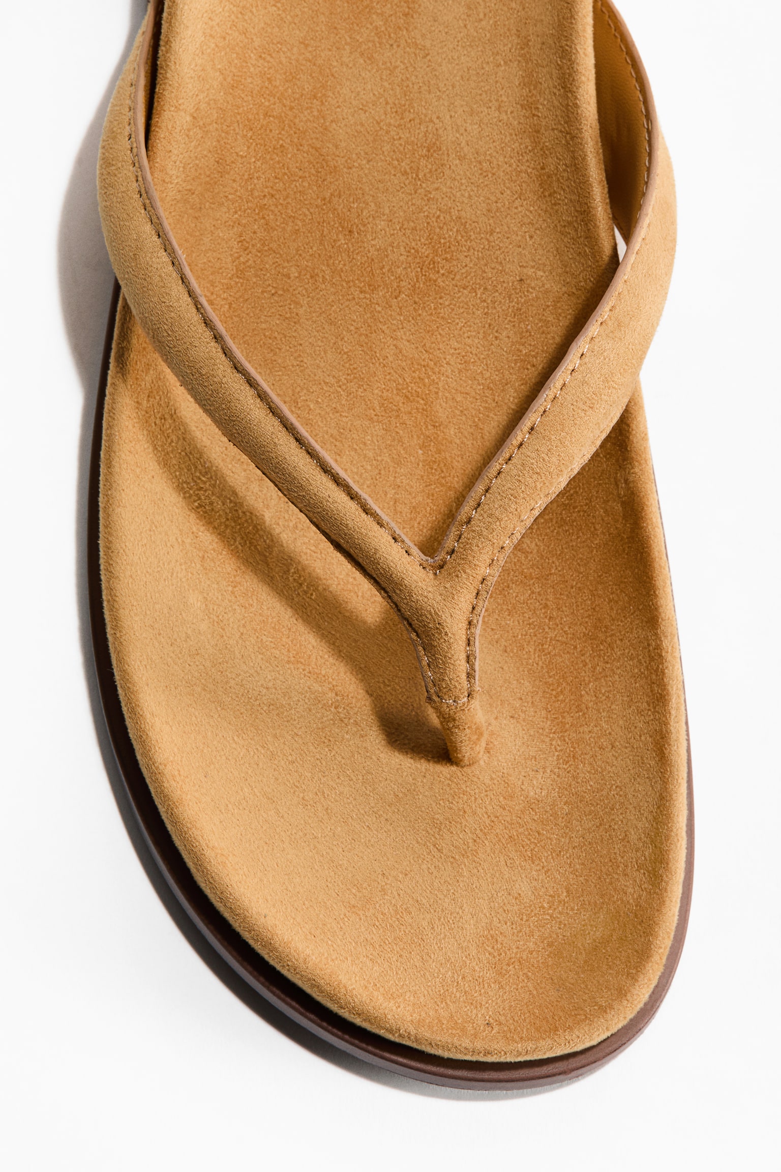 Footbed flip-flops - Mustard yellow/Beige/Leopard print/Black - 3