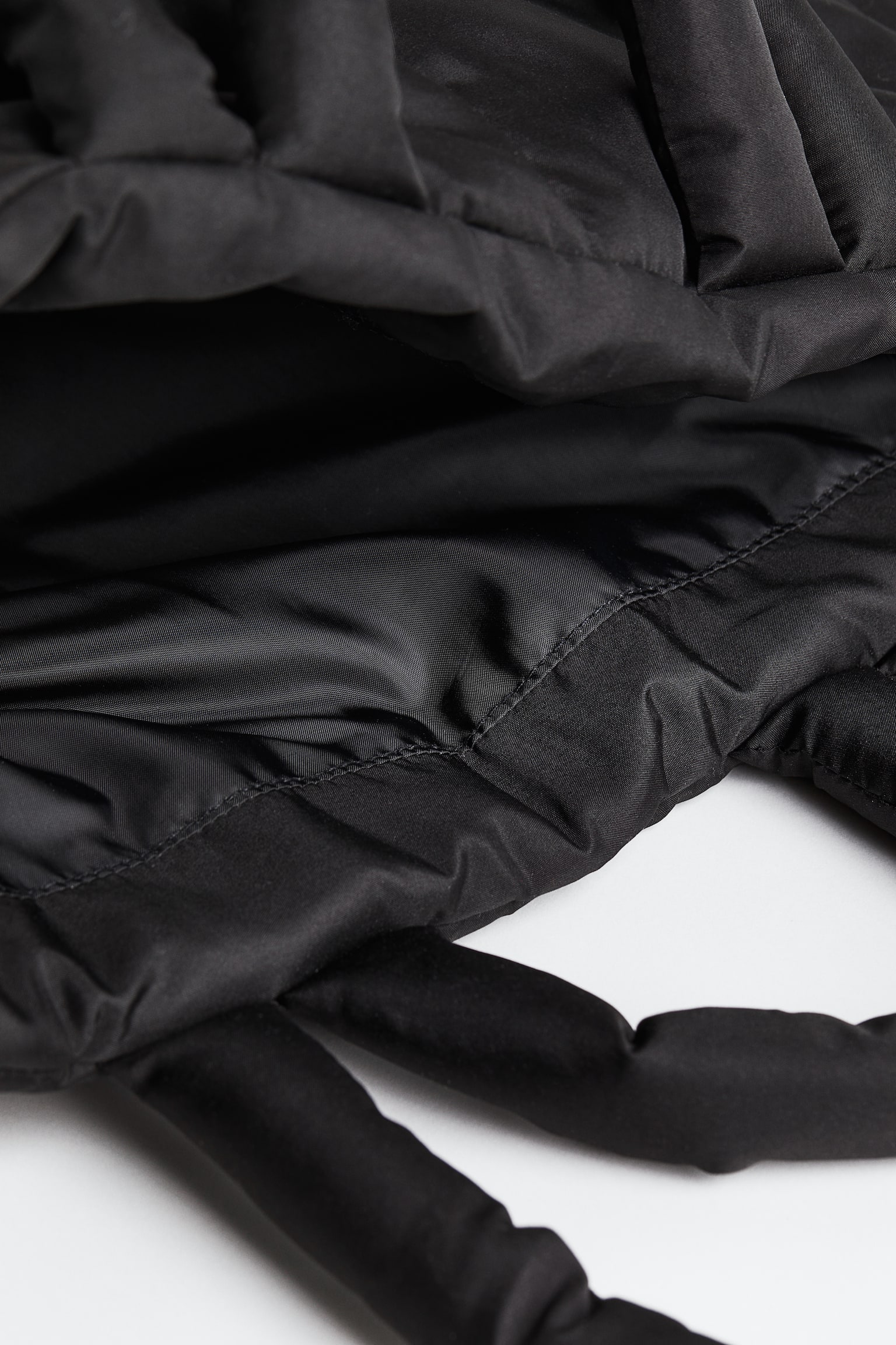 Túi shopper có đệm - Màu đen - 2