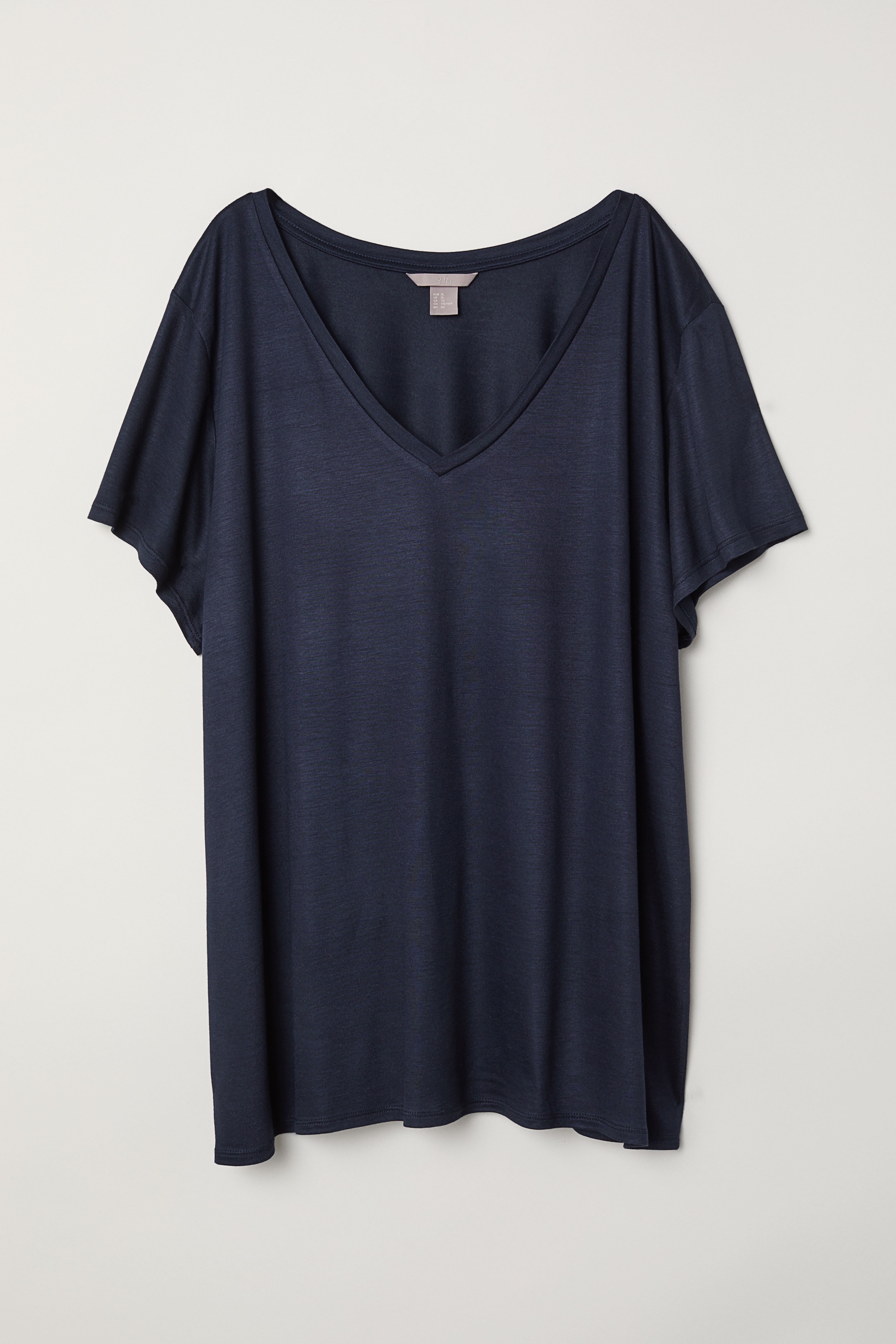 H&m v neck jersey top best sale