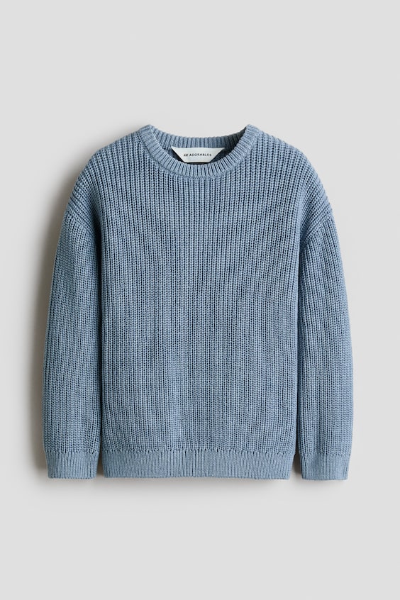 H&M Patent-Knit Cotton Sweater