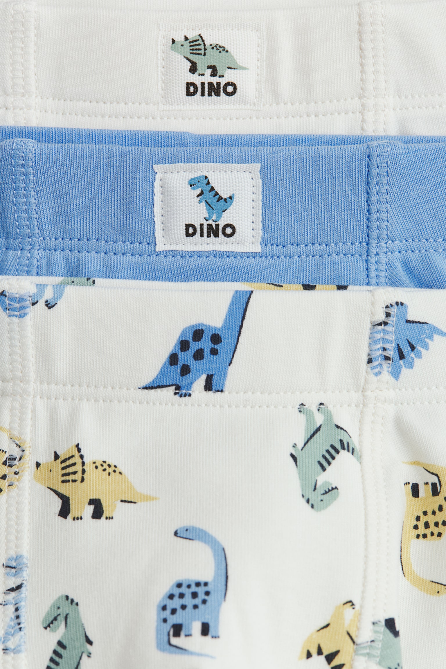 5-pack trunks - Blue/Dinosaurs/Navy blue/Striped/Green/Striped/Cream/Vehicles/Blue/Striped/Navy blue/Animals/Light green/Tractors/Light turquoise/Dinosaurs - 3