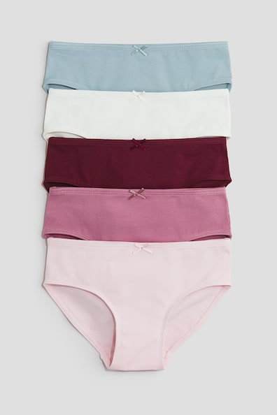 5-pack printed cotton briefs