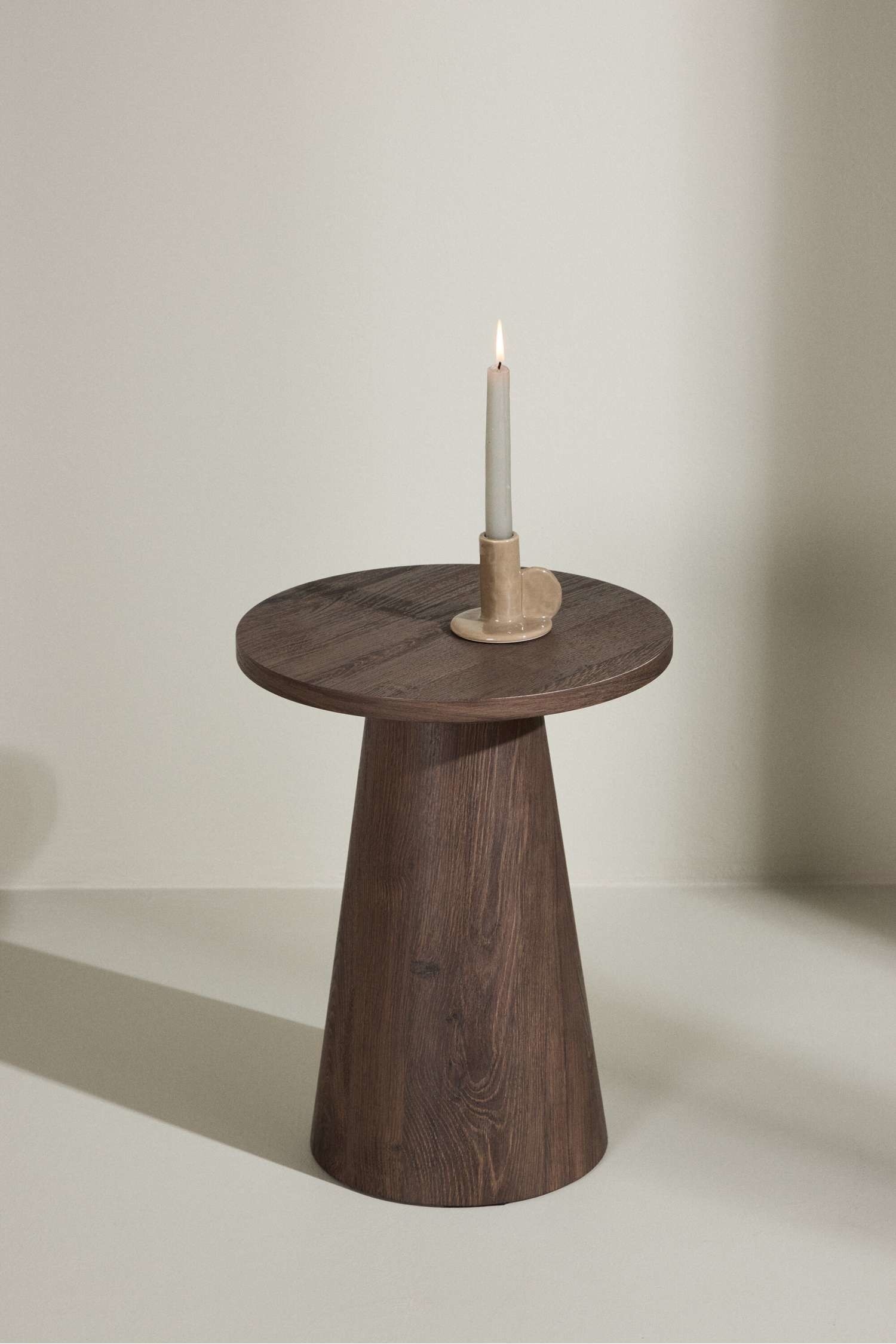 Lanzo Sidobord - Mdf, Mokka/Mdf, Blank Vit