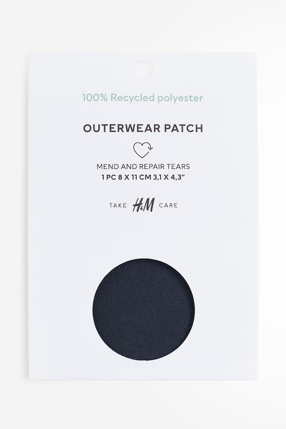 Ремонтная нашивка H&M Functional Fabric, цвет: Тёмно-синий