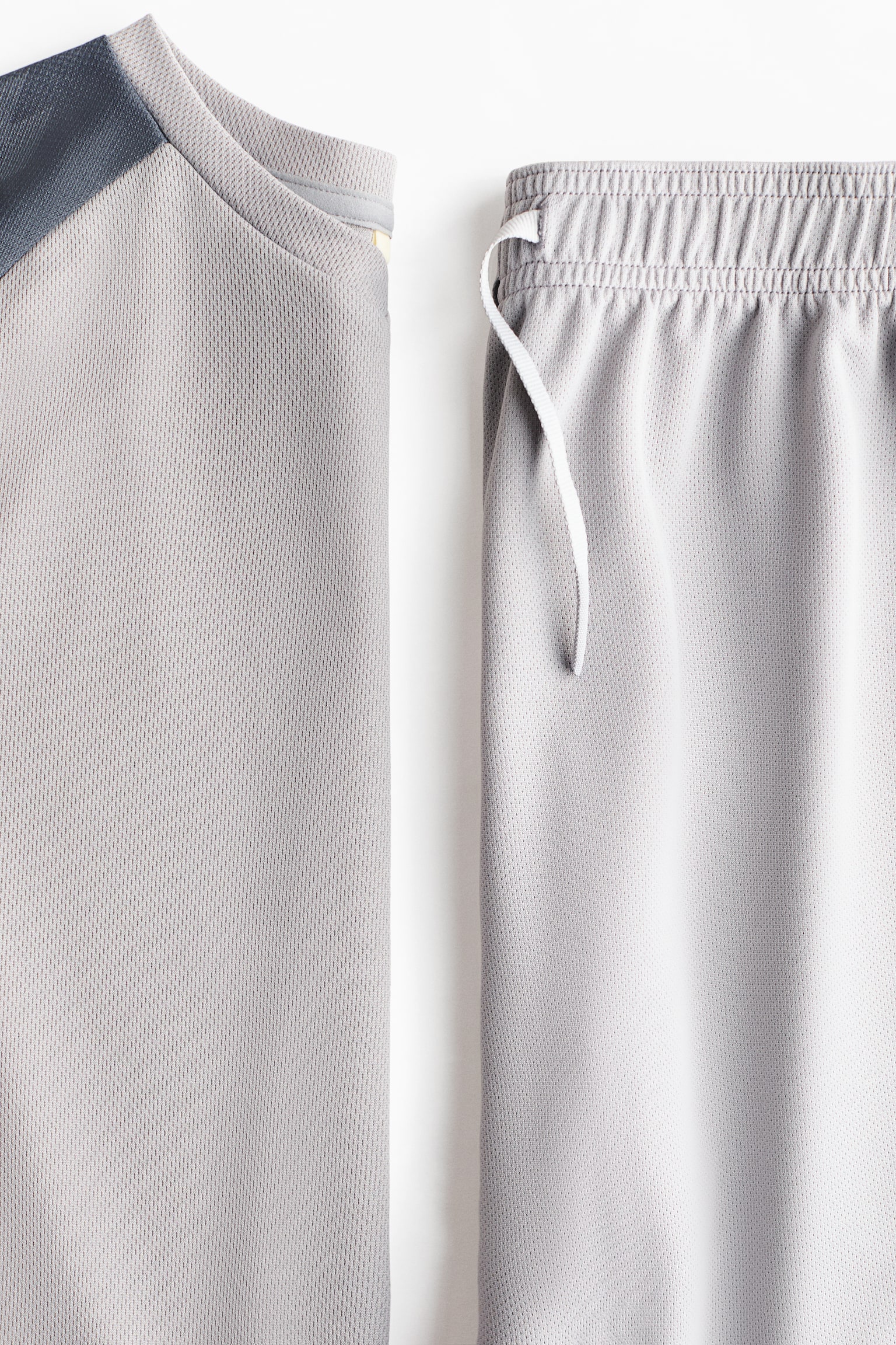 Conjunto de futbol de 2 piezas con DryMove™ - Gris claro/10/Azul marino/Diseño/Rojo/Diseño - 4