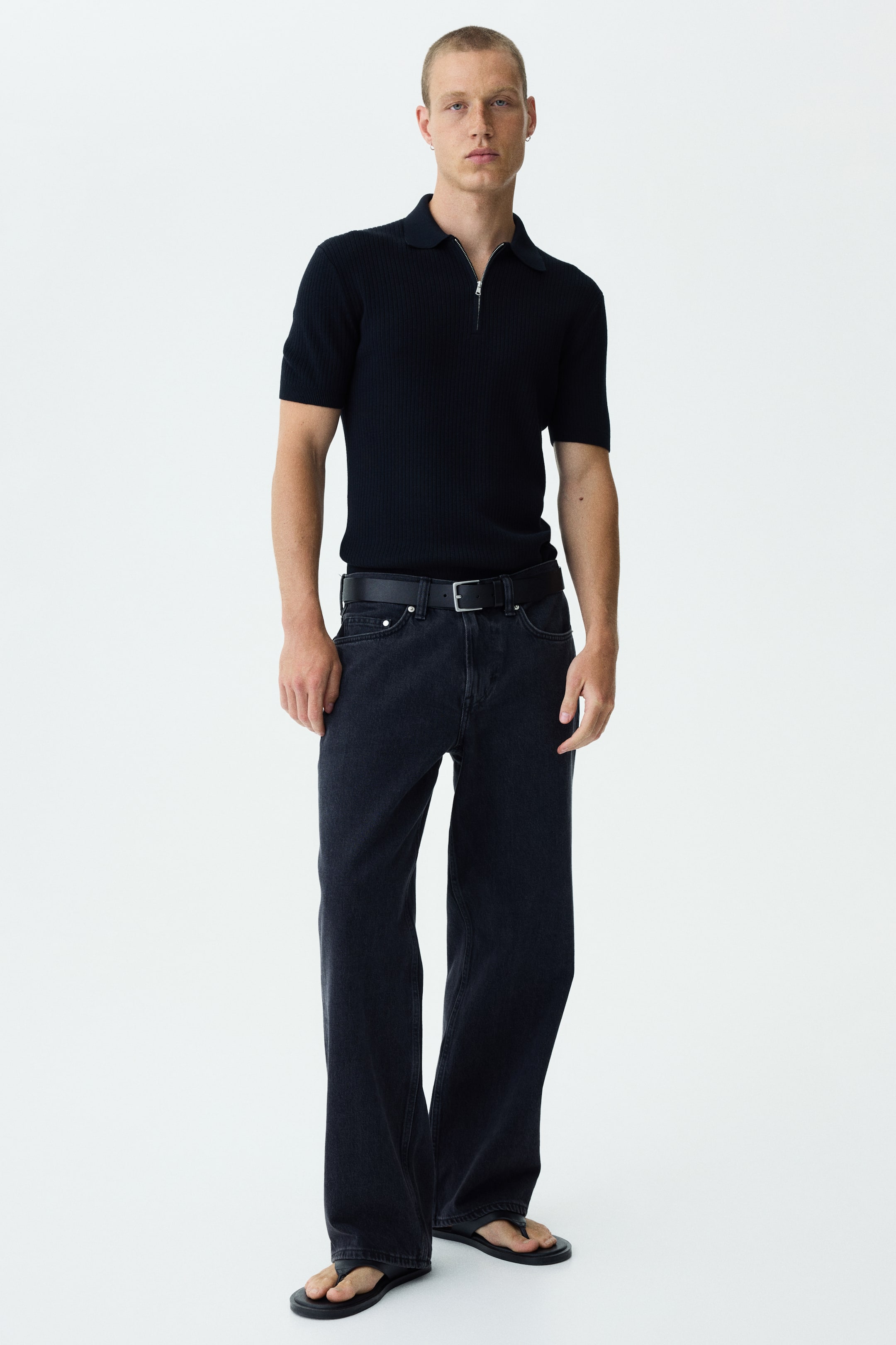 Мужские рубашки H&M Slim-Fit Polo Shirt — фото 3