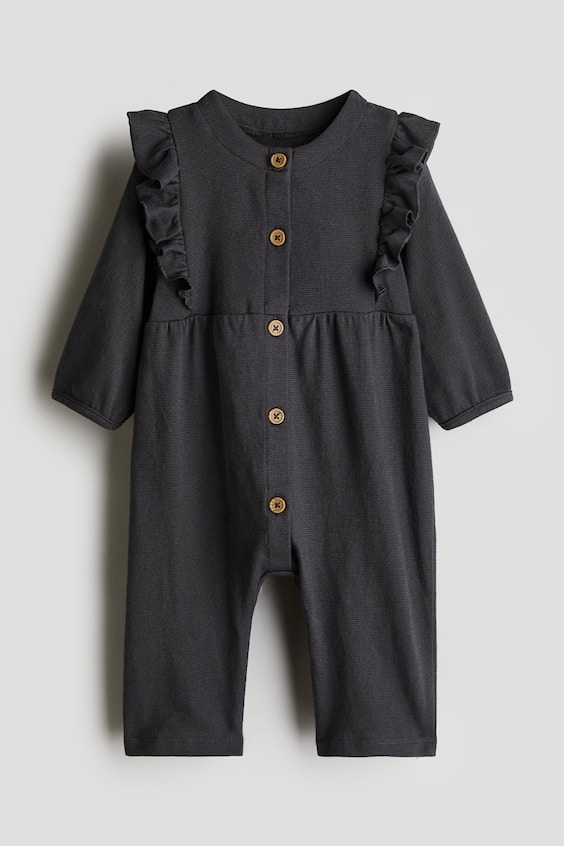 Детские комбинезоны H&M Ruffle-Trimmed Jumpsuit