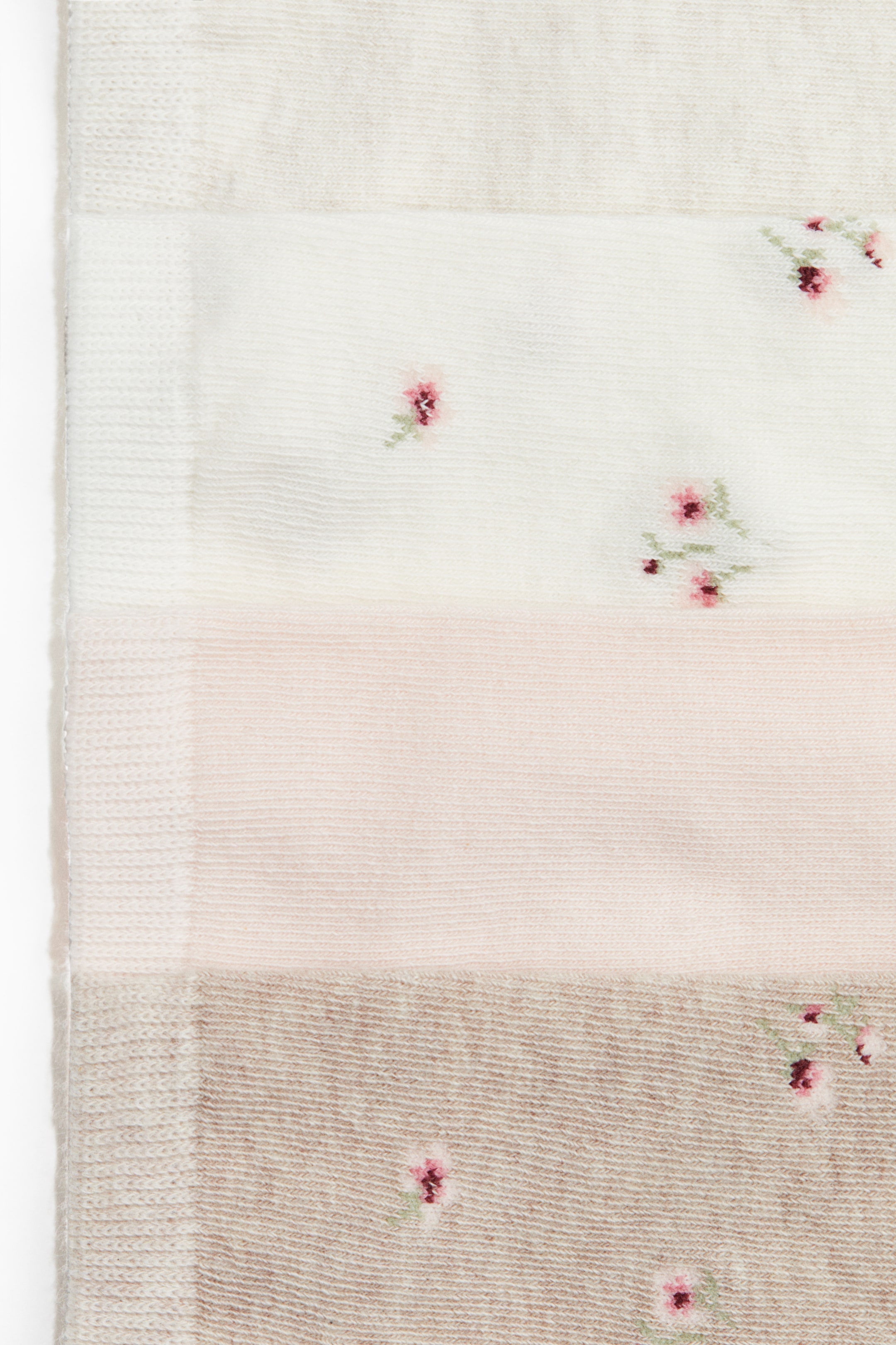 View larger image: 7-Pack Socks - Beige melange/floral - Ladies | H&M CA 3