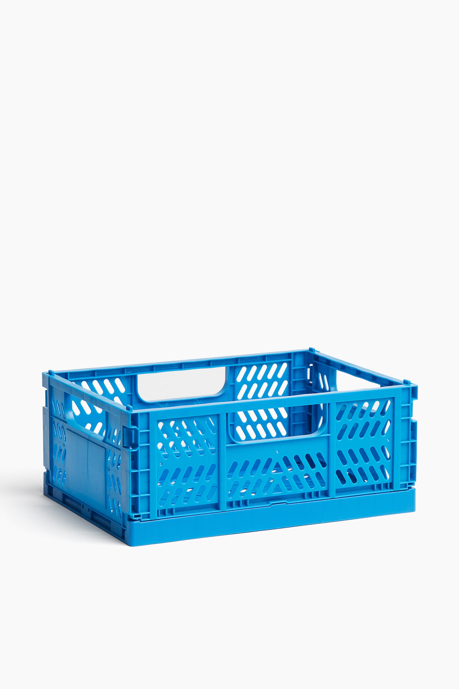 Foldable storage crate - Bright blue/Light blue/Bright green/Greige - 1