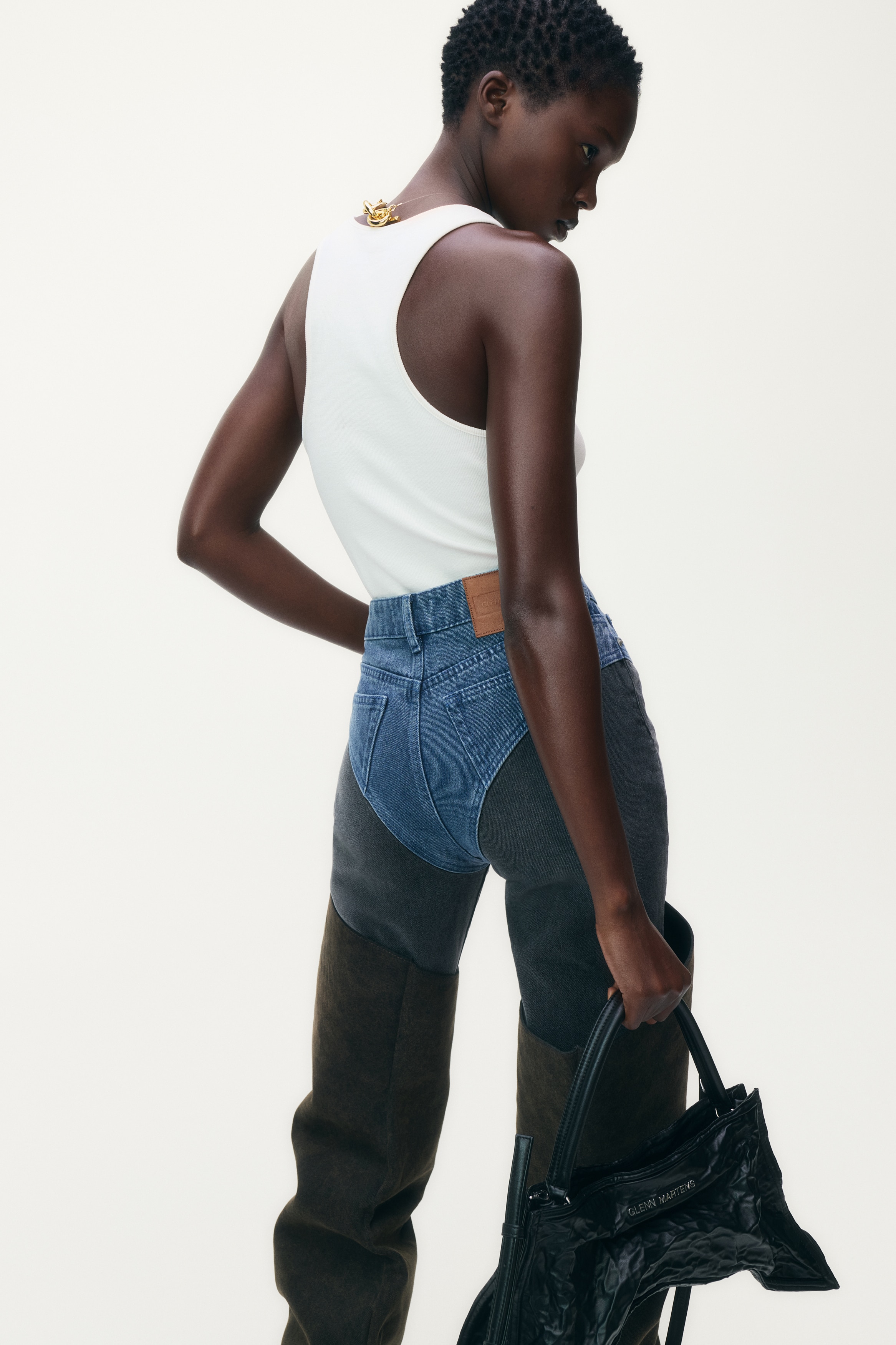 Ribbed Tank Top - Black - Ladies | H&M US