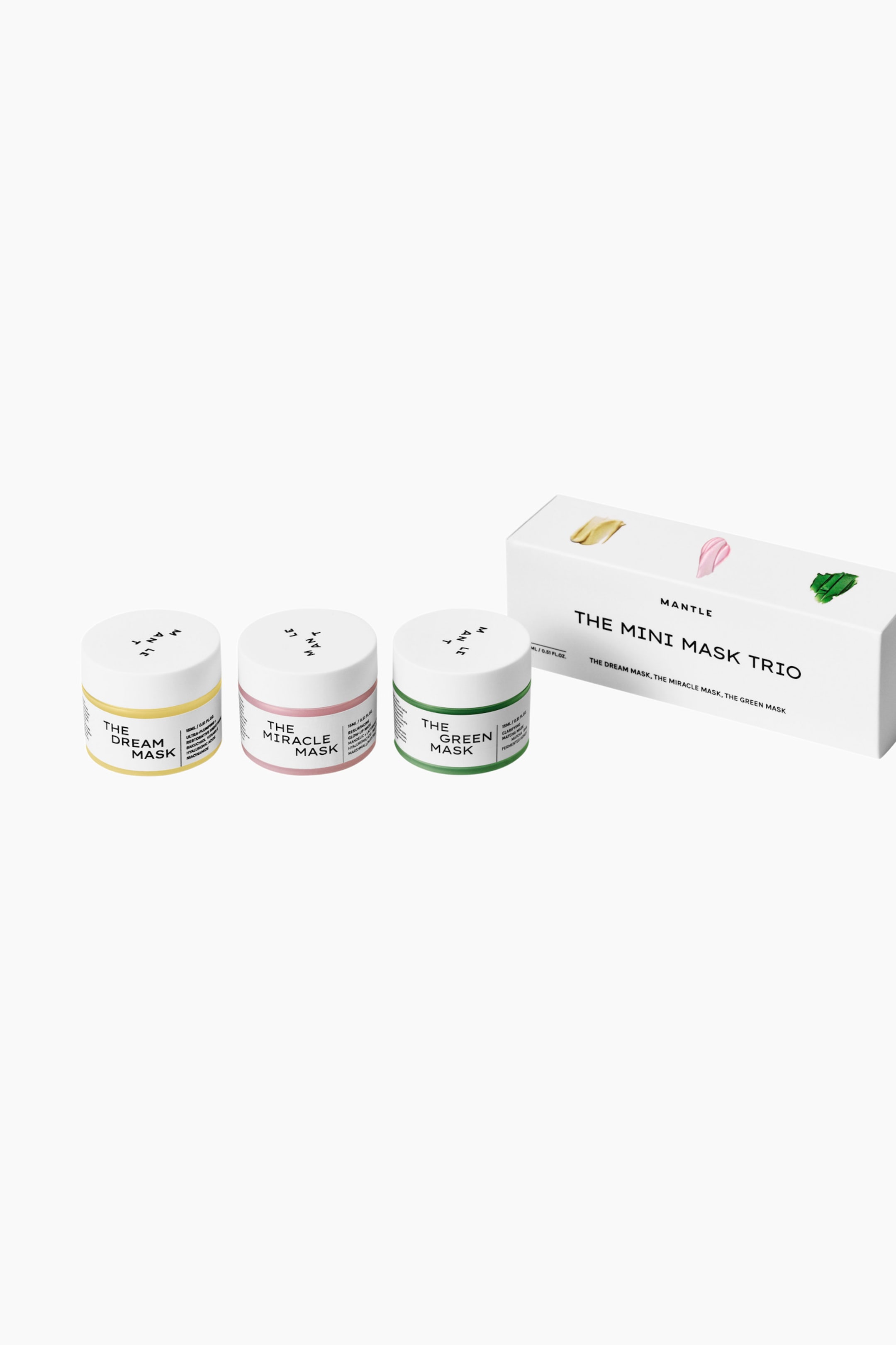 Visa större bild: The Mini Mask Trio - Dream| Green| Miracle Mask - MANTLE - Beauty all | H&M SE 1