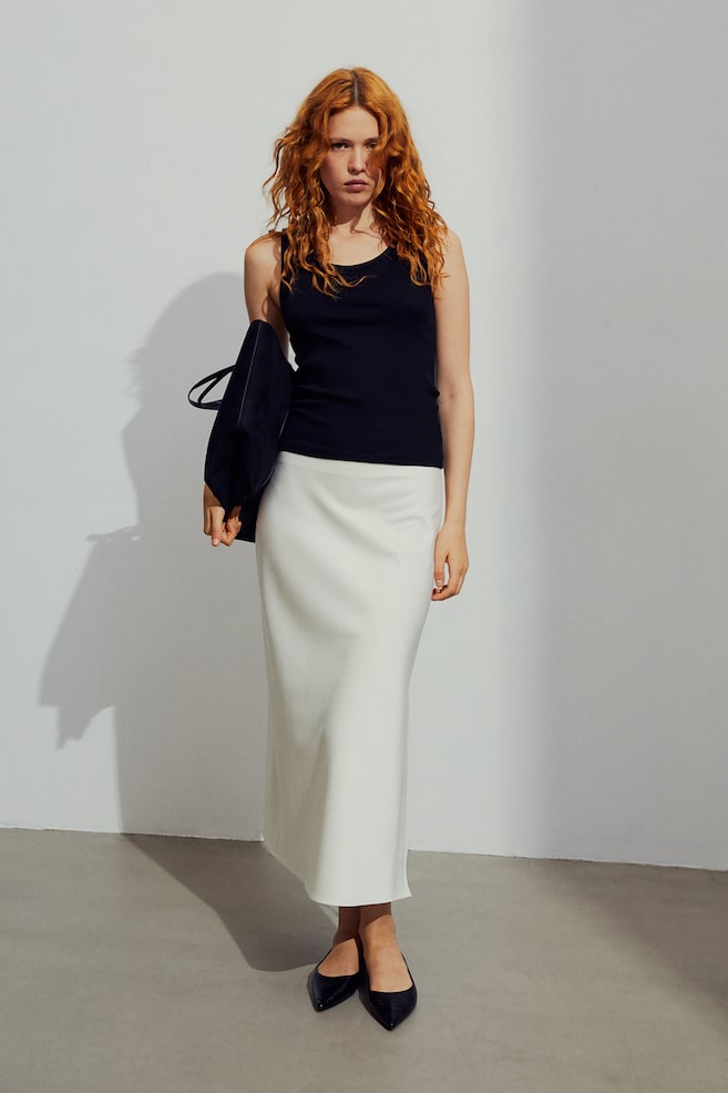 Column skirt - White/Black - 3