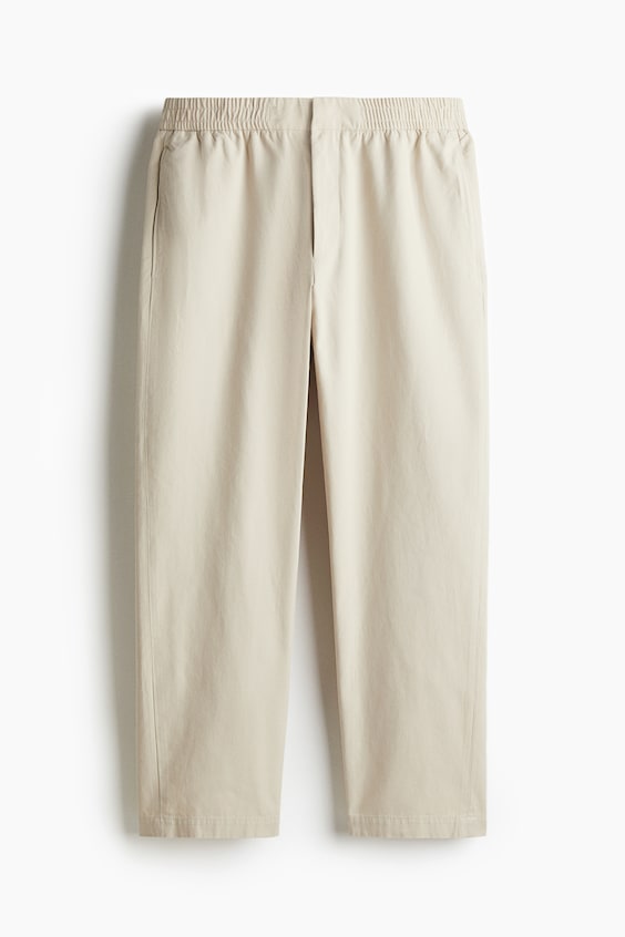 Мужские брюки H&M Relaxed-Fit Wool-Blend Twill Pants