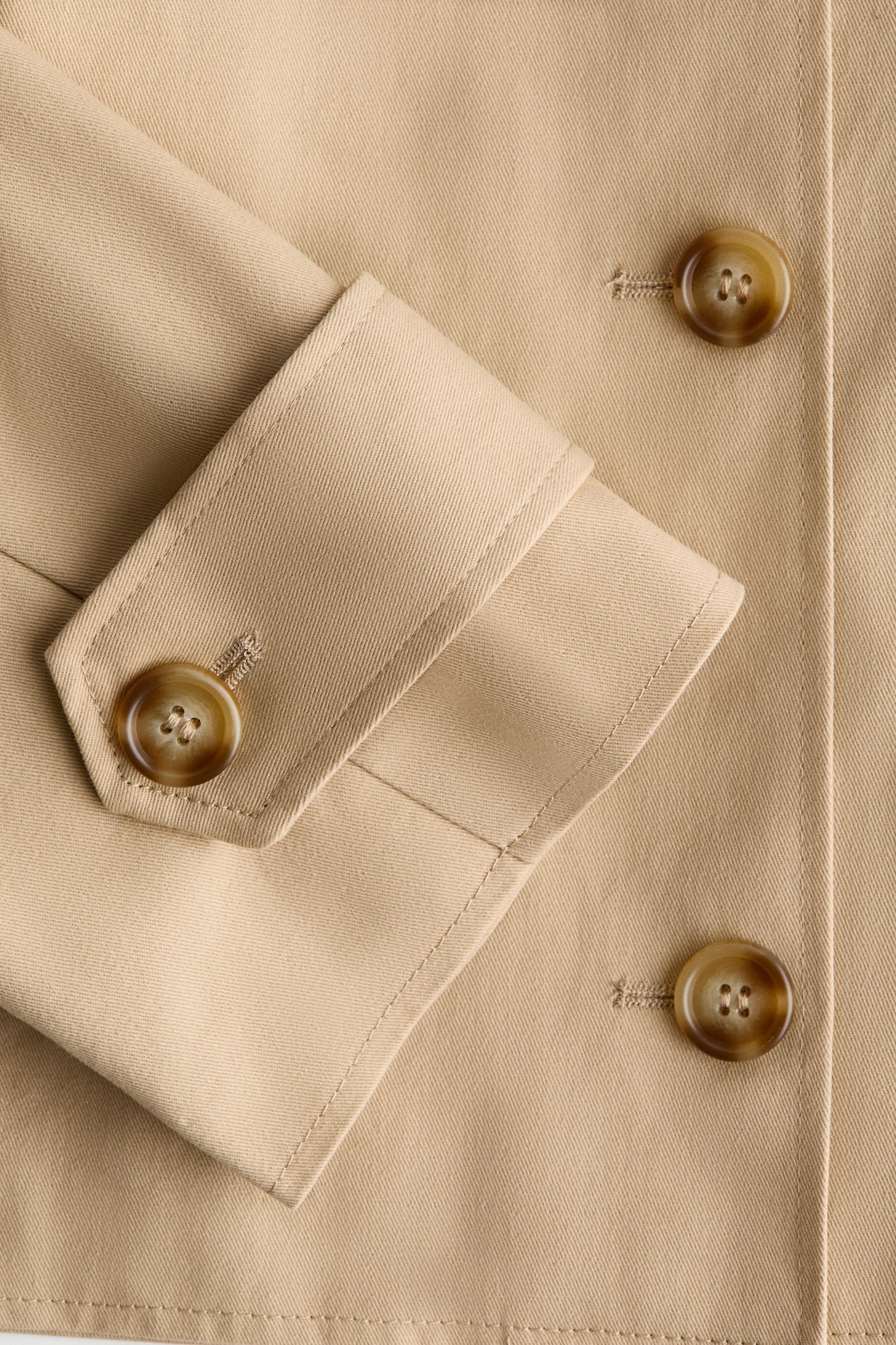 Trench-Look Cotton Jacket - image 3