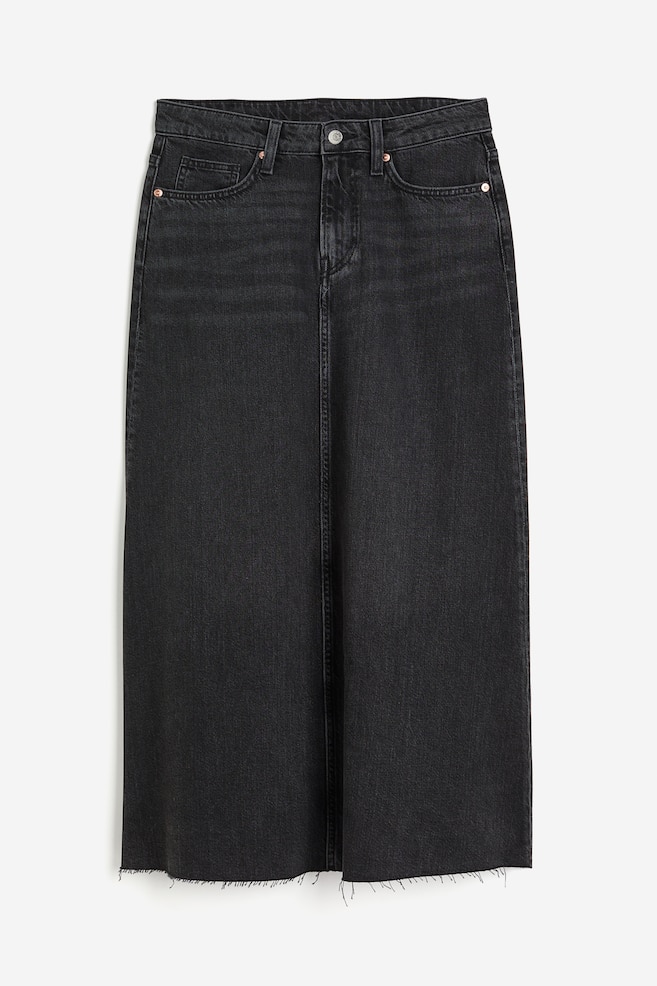 Feather Soft Denim skirt - Black - 2