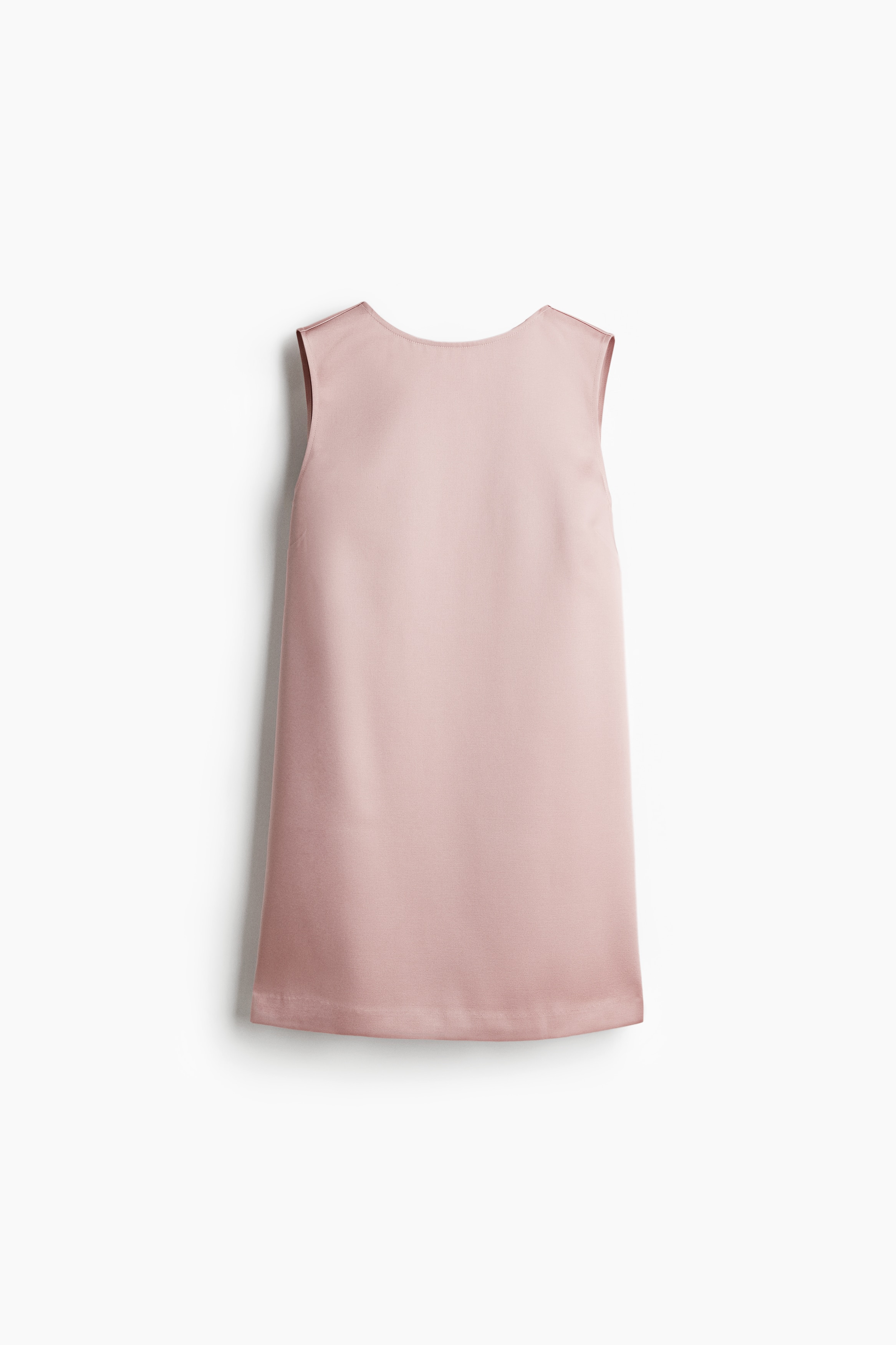 Ladies - Light dusty pink Deep-back dress - Size: XL  - H&M