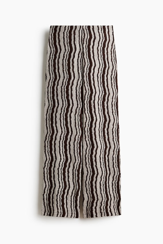 Женские брюки H&M Textured Pull-On Pants