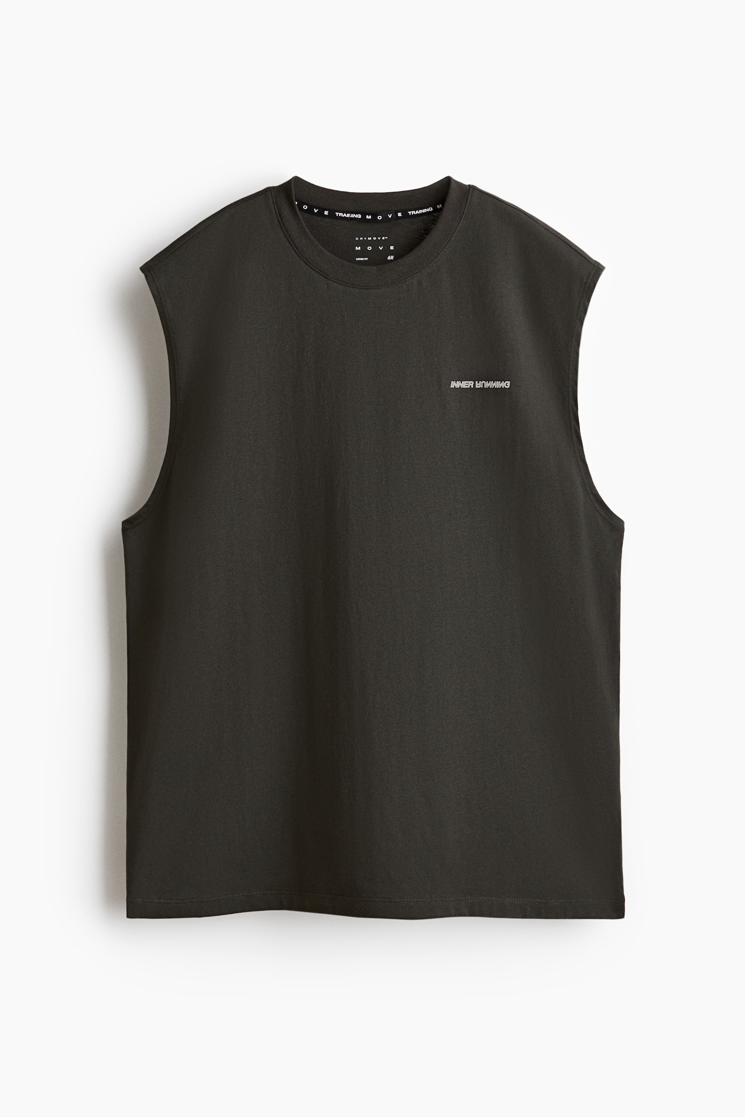 Camiseta de deporte DryMove™ sin mangas Loose Fit - Gris oscuro/Inner running/Blanco/Inner peace/Gris jaspeado/La puissance/Gris oscuro - 1