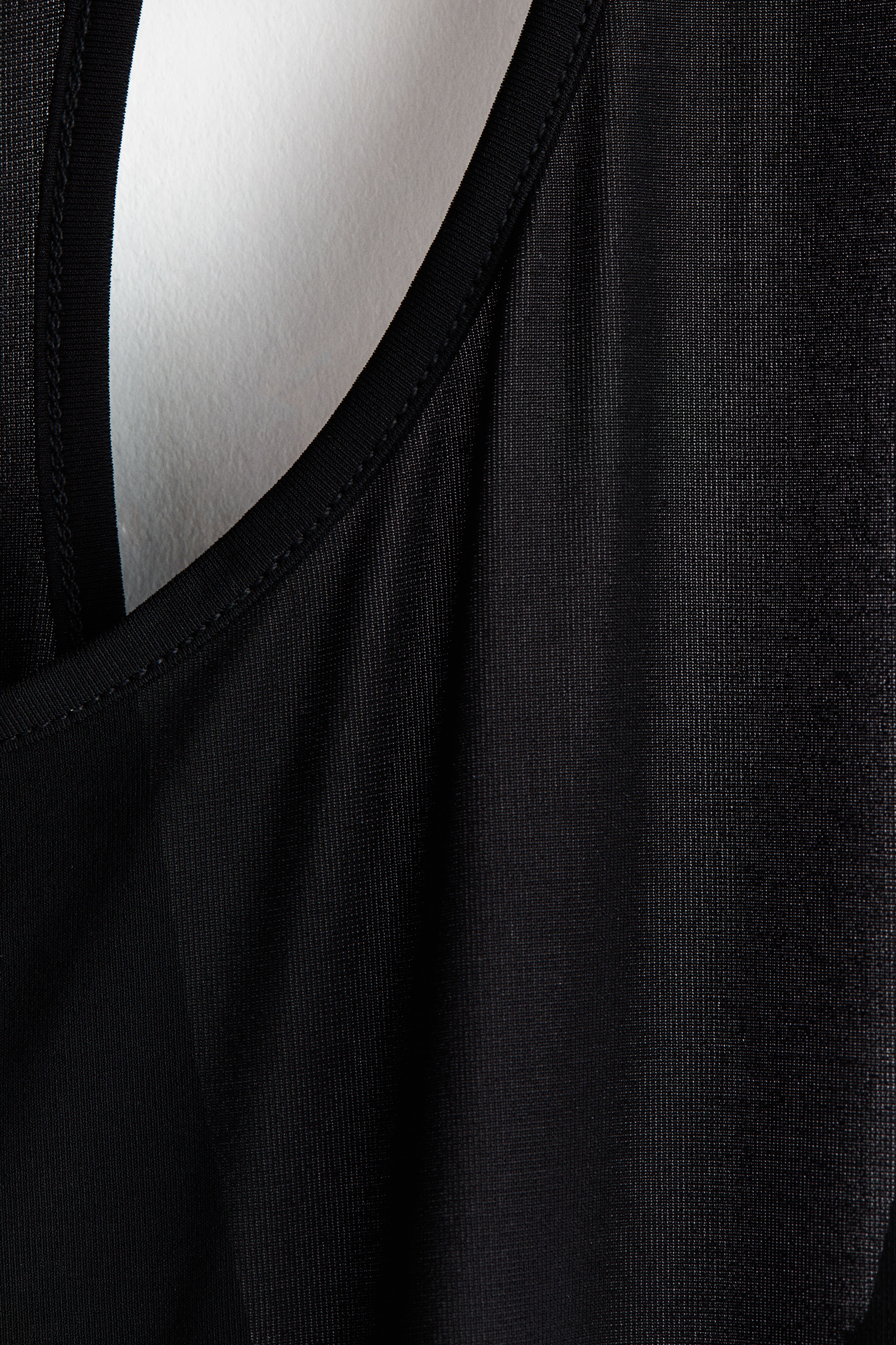 Sheer Sleeveless Bodysuit