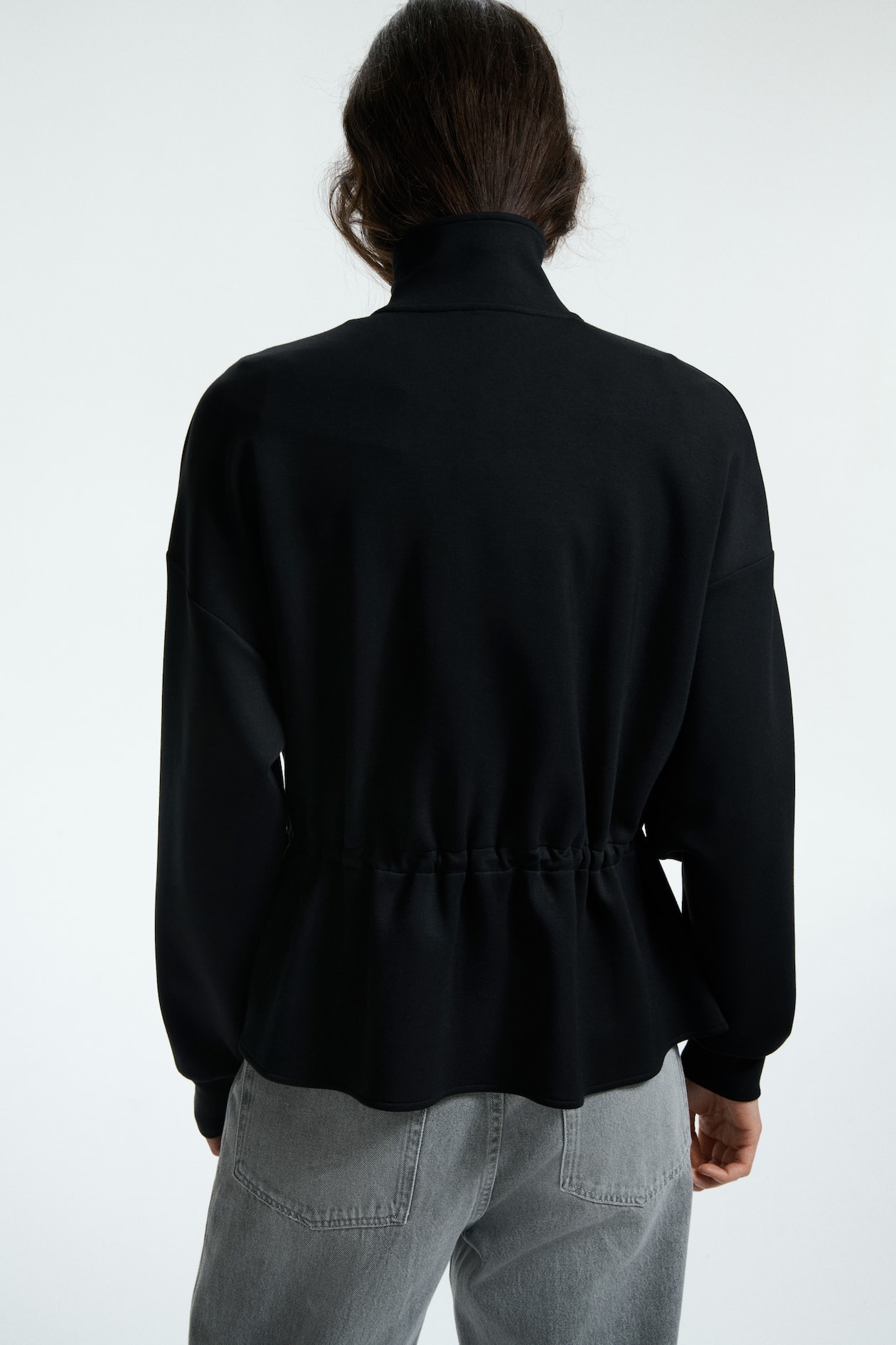 Peplum Sweatshirt Jacket - image 4
