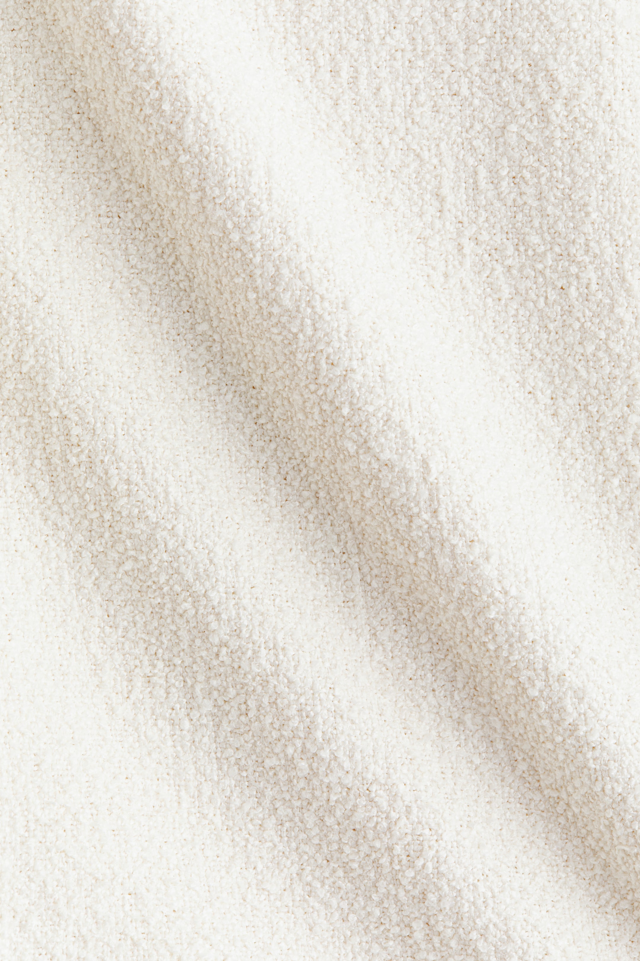 View larger image: Belted bouclé dress - Cream - Ladies | H&M SG 6