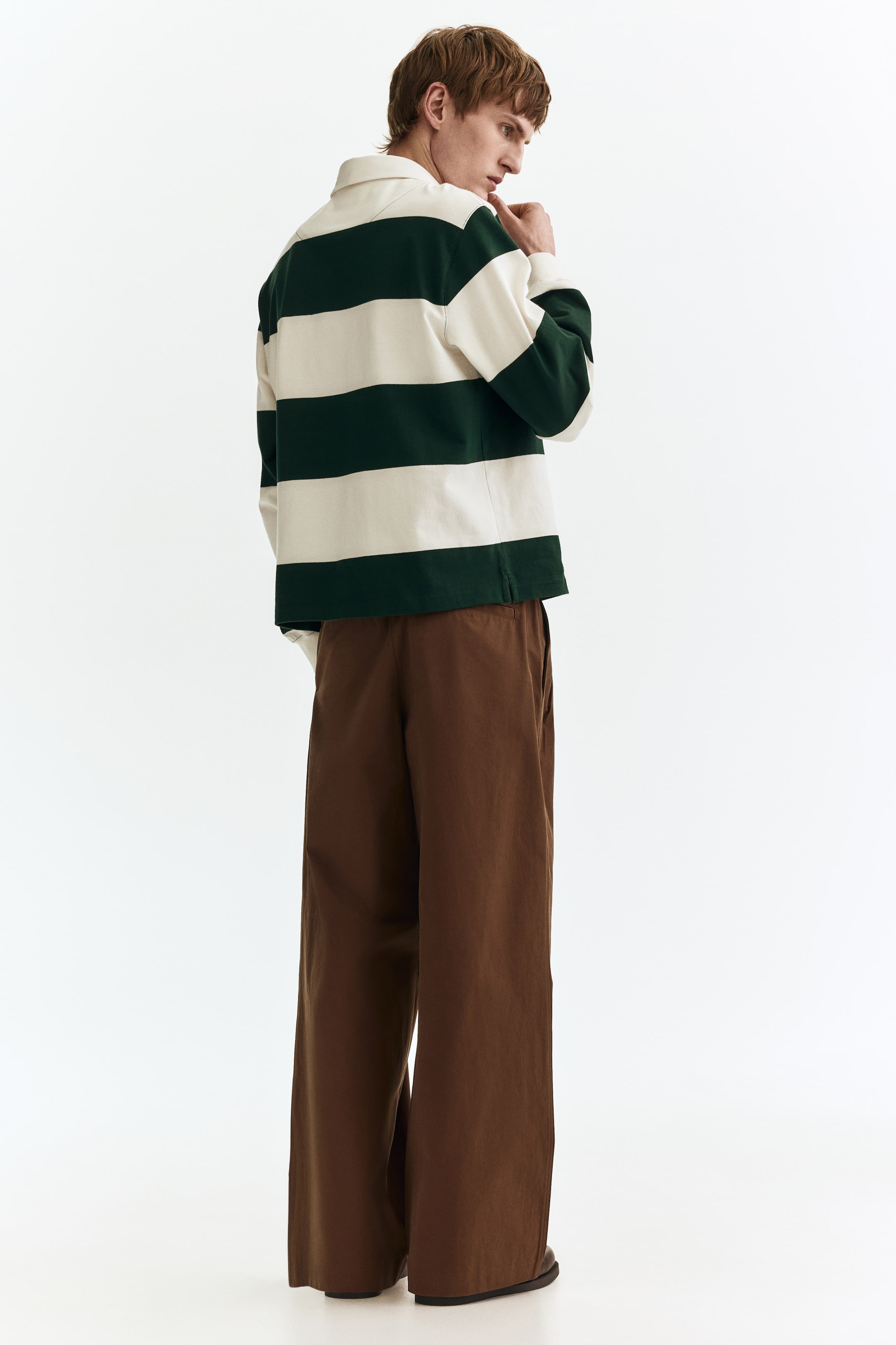 Мужские брюки H&M Loose-Fit Tailored Pants — фото 3