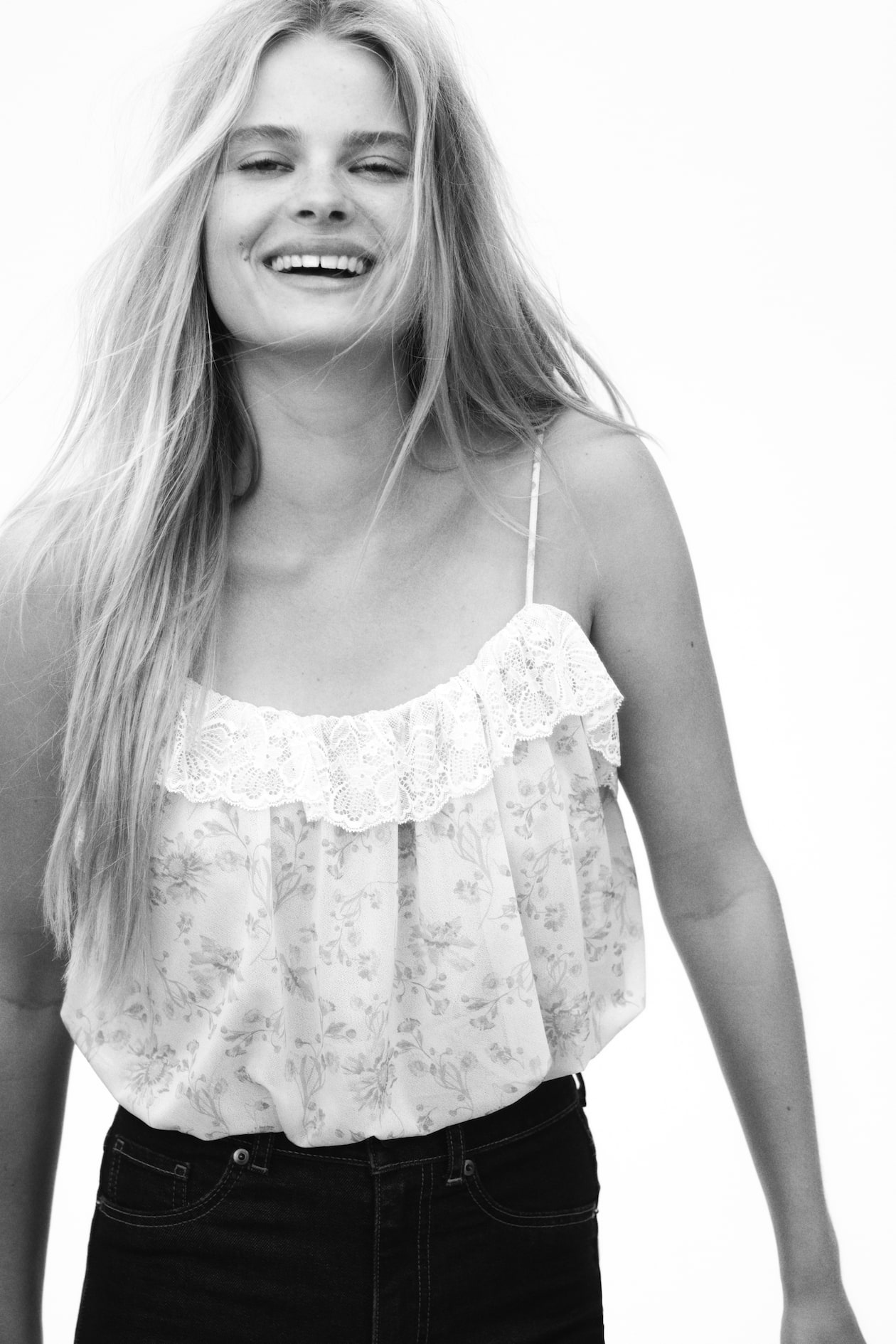 Bubble-Hem Strappy Top - image 3