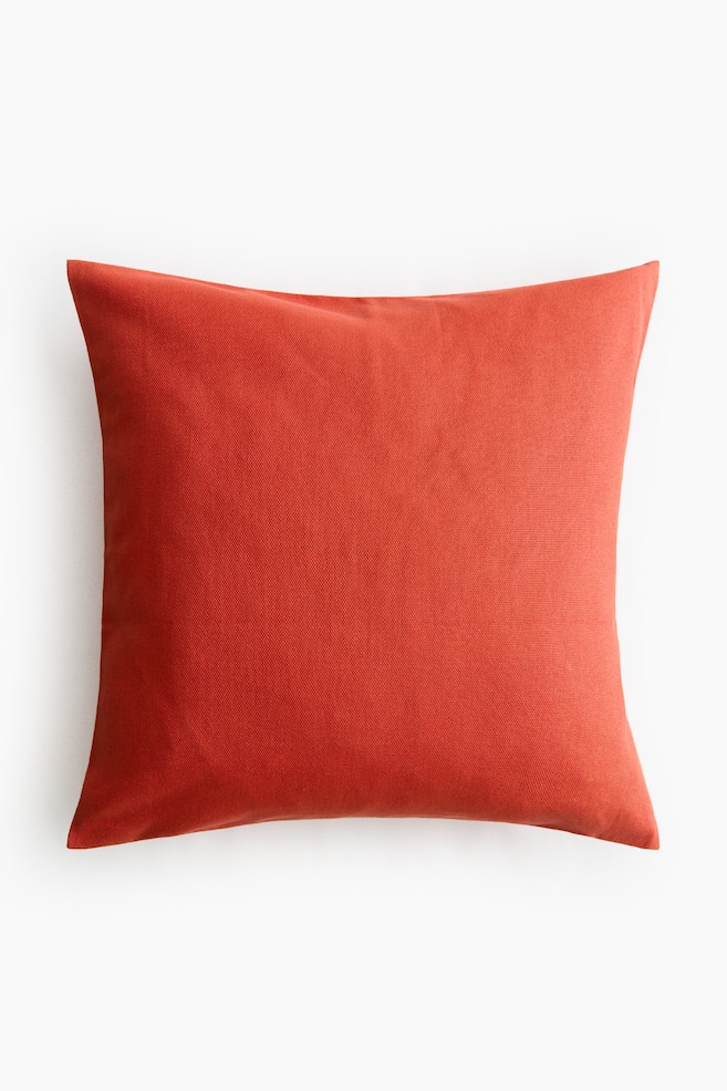 Cotton Canvas Cushion Cover - Bright red/Bright blue/Beige/Cream - 1