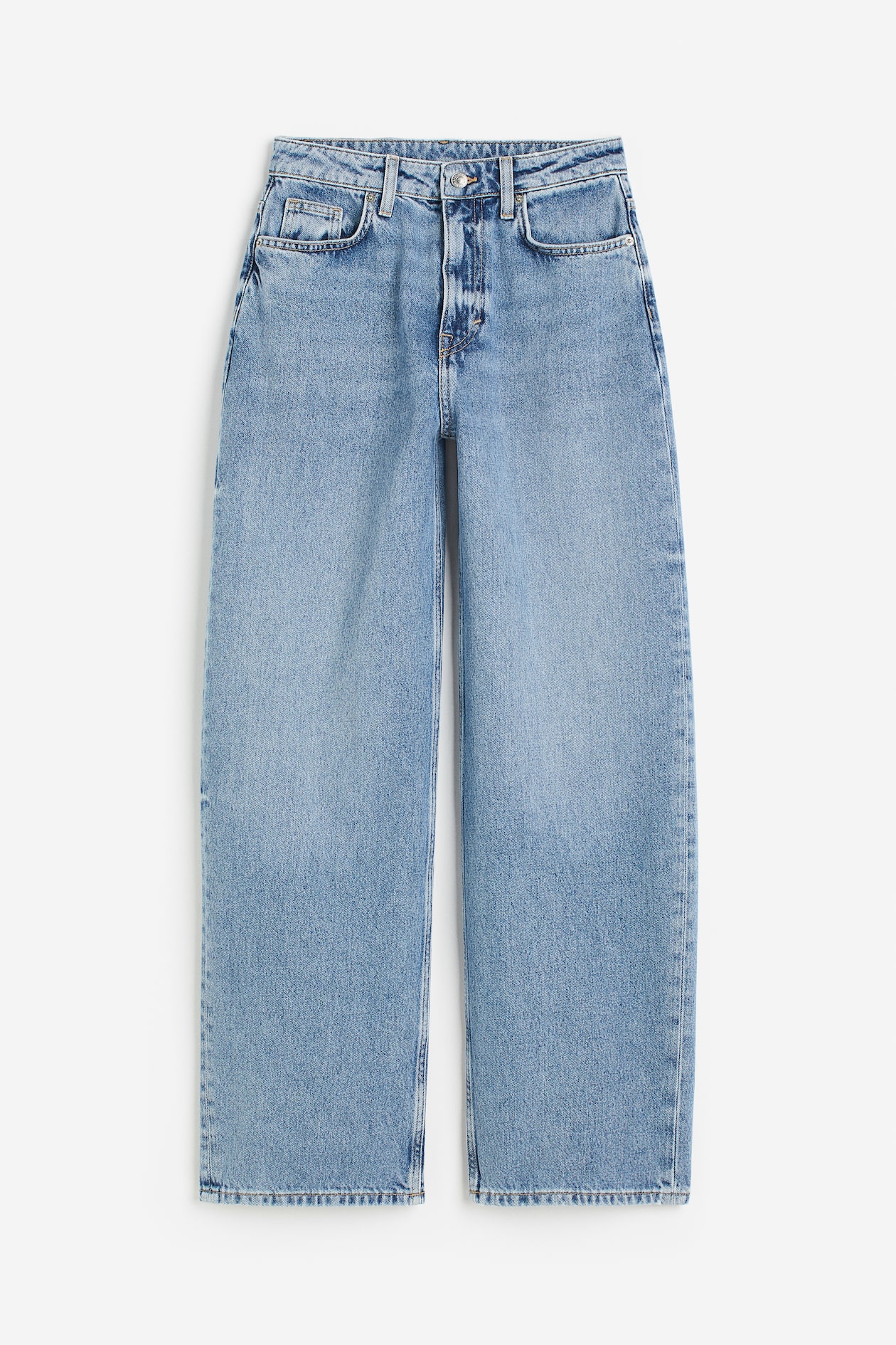 Baggy High Jeans Light denim blue Ladies H&M