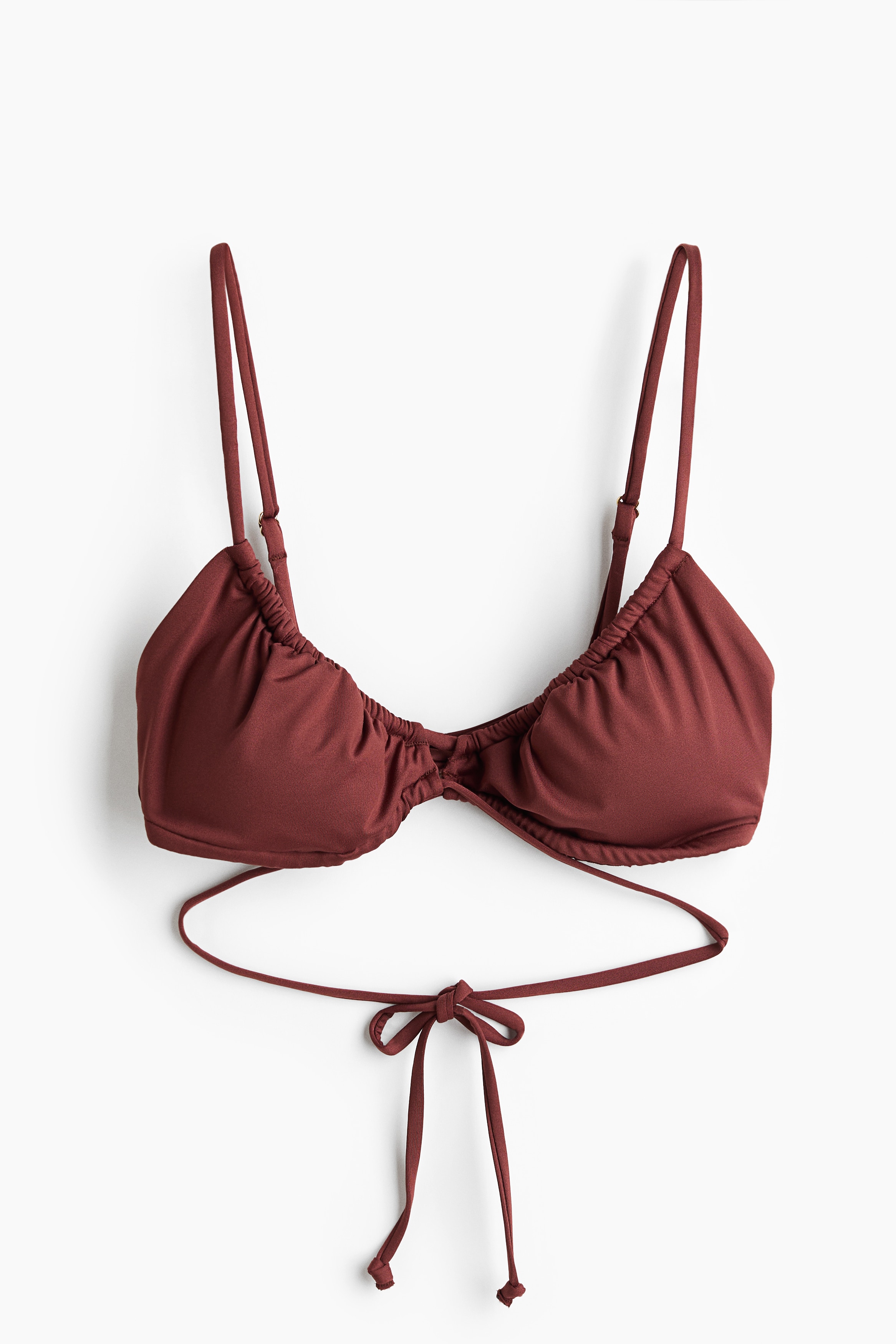 Padded Bikini Top - Rust red
