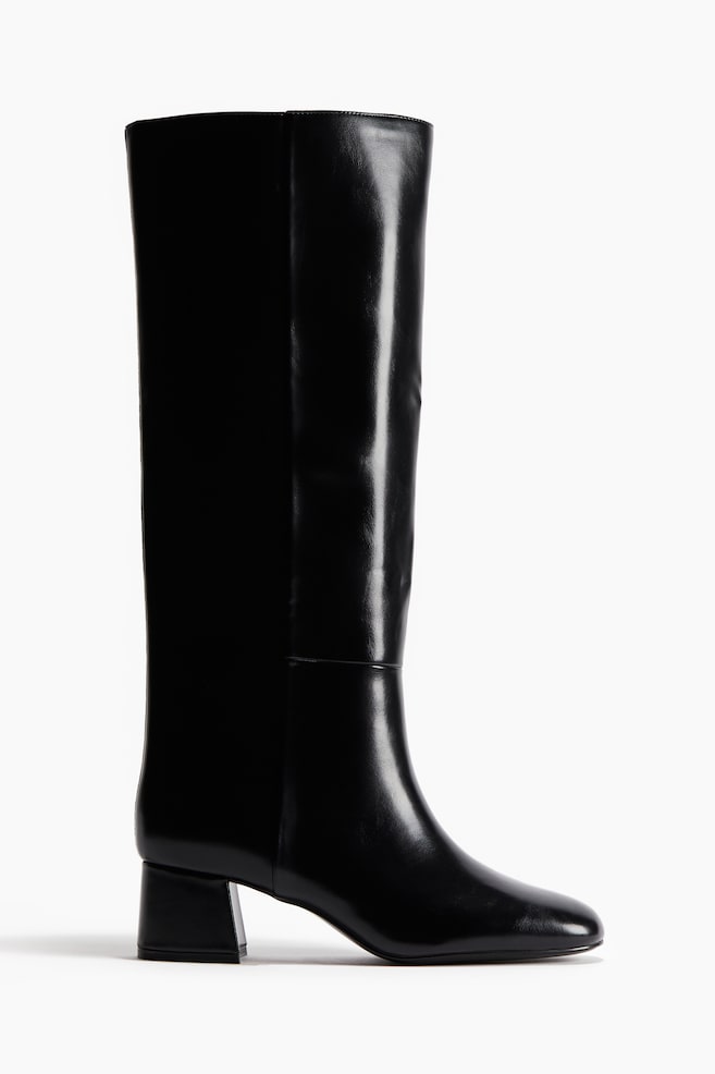 Bottes de hauteur genou - Noir - 1