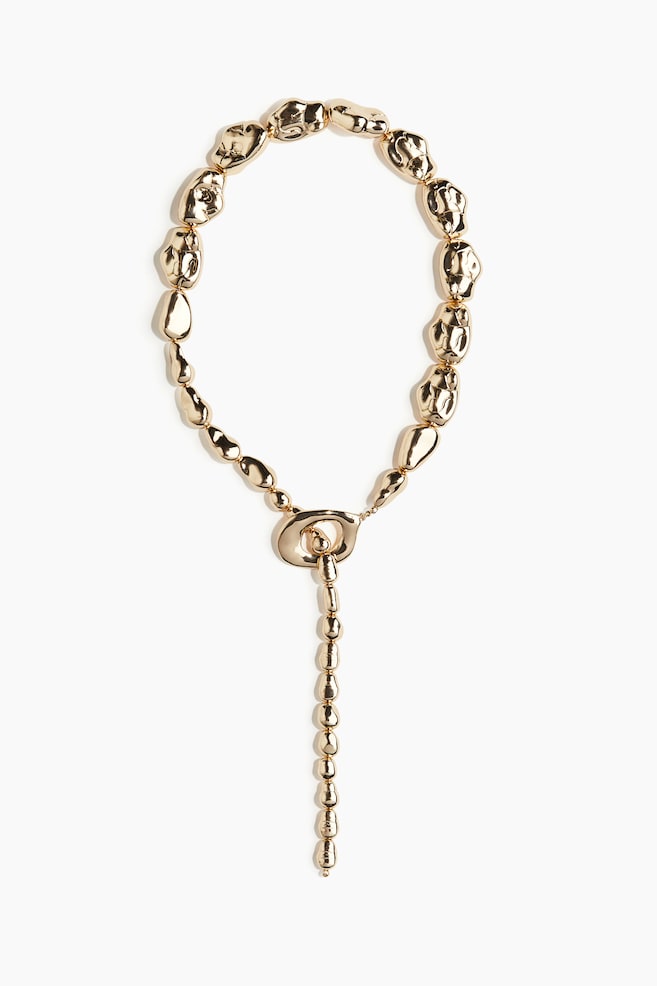 Colar lariat - Dourado - 1