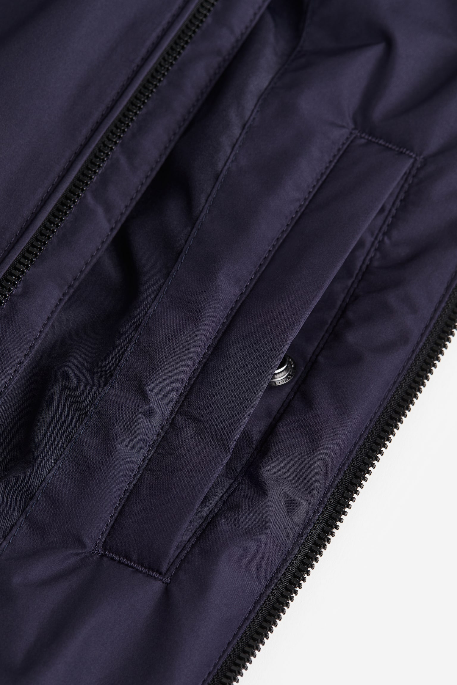 Regular Fit Fleece-lined gilet - Navy blue/Greige - 7