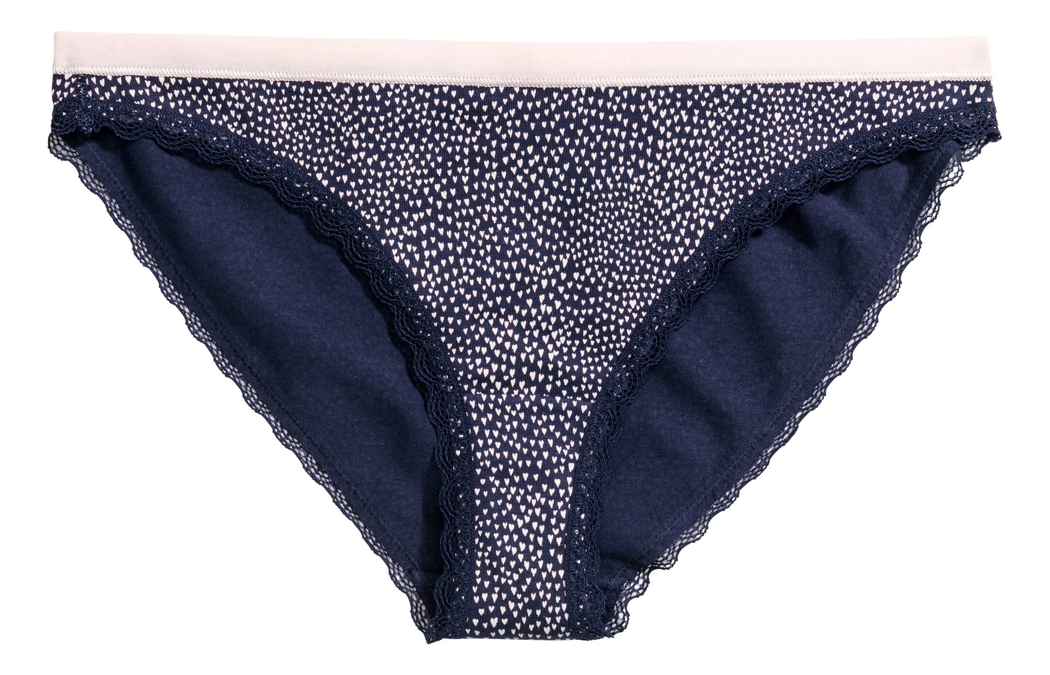 Näytä suurempi kuva: 3 kpl bikinialushousuja - Tummansininen/Puuteriroosa - NAISET | H&M FI 3