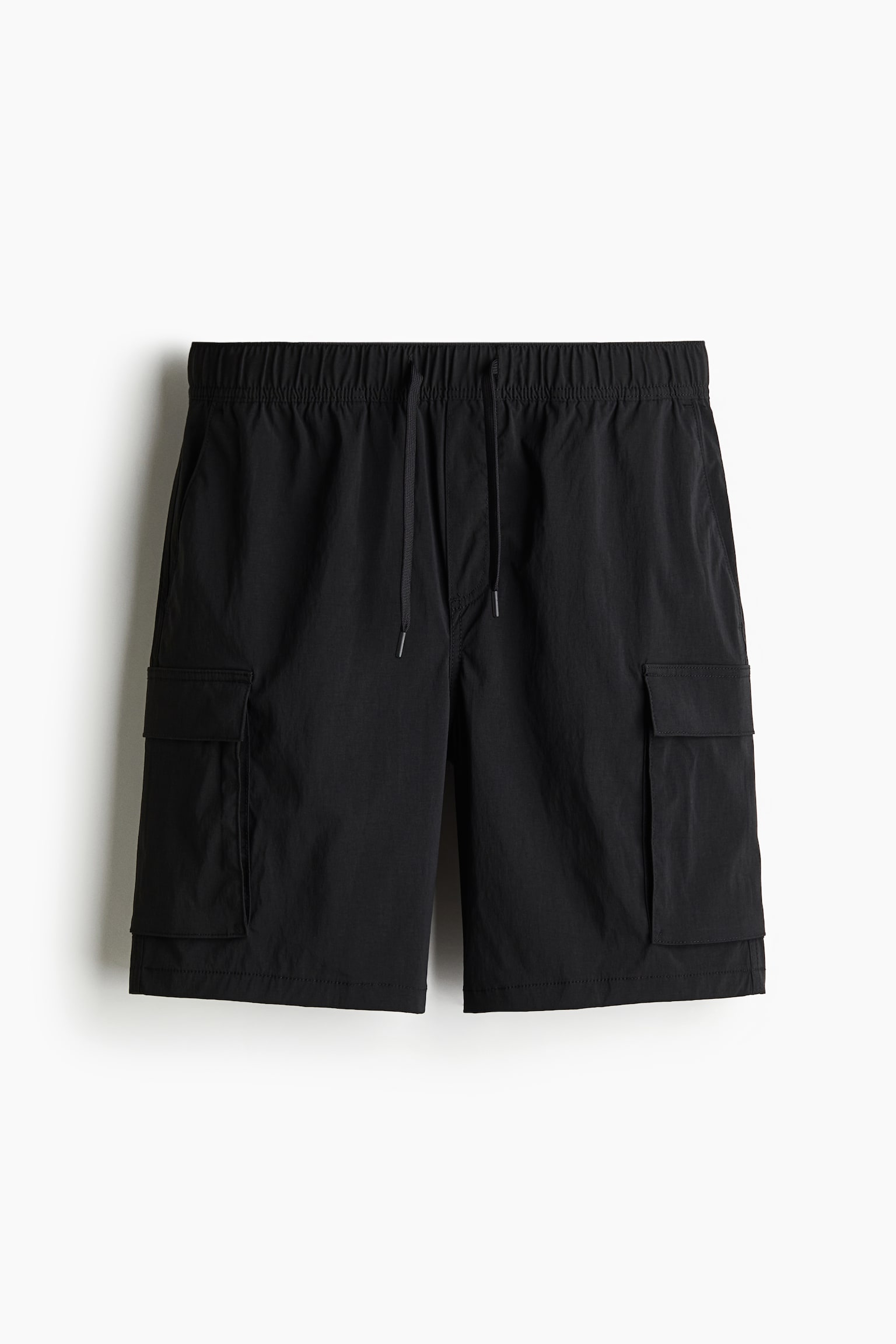 Regular Fit Cargo shorts - Black/Light beige/Dark grey - 1