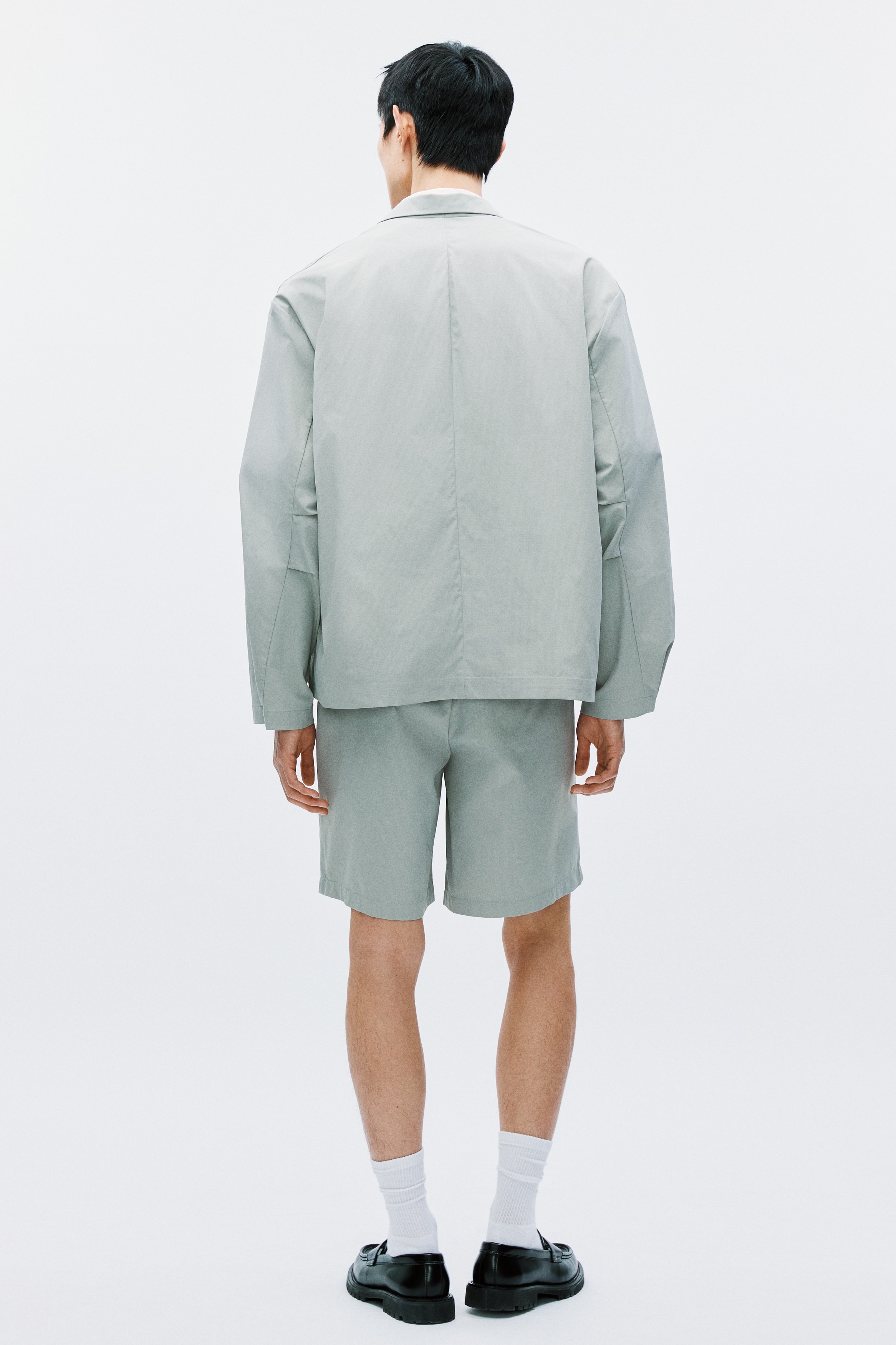 ルーズフィットショートパンツ - ライトミントグリーン | H&M JP