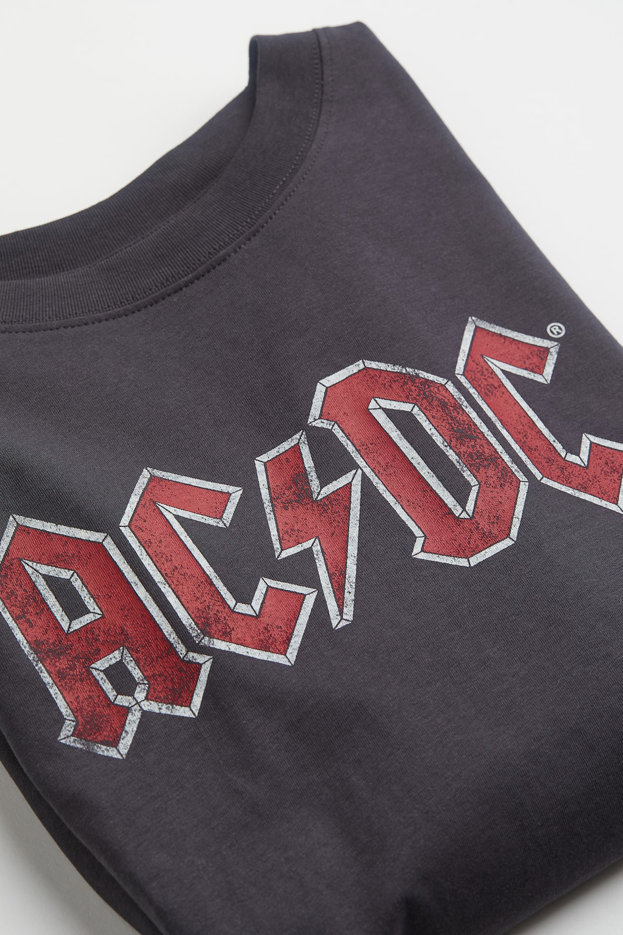Women's Dark grey/AC/DC Oversized printed T-shirt | H&M IN