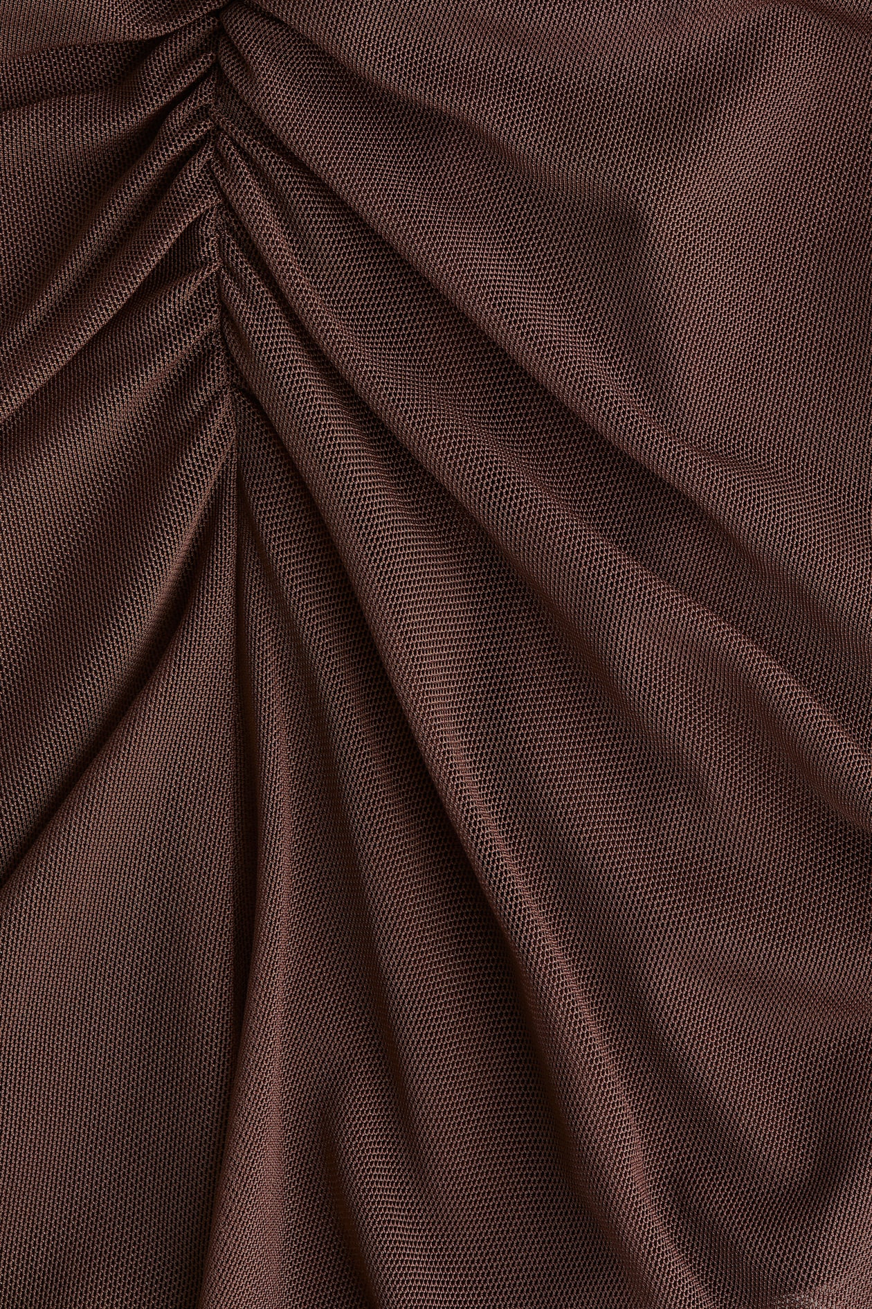 Draped Mesh Sleeveless Top - image 3