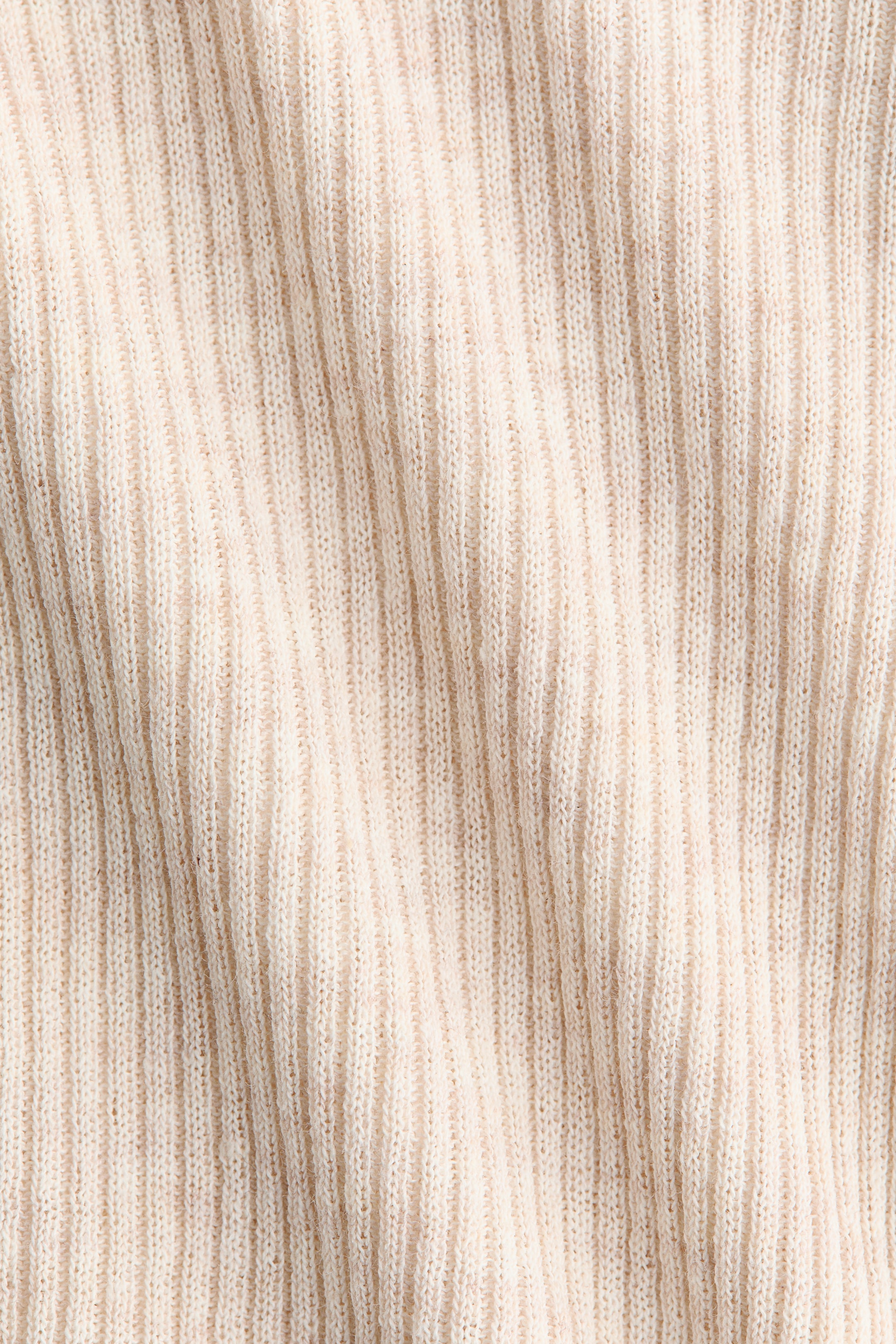 Rib-Knit V-Neck Top