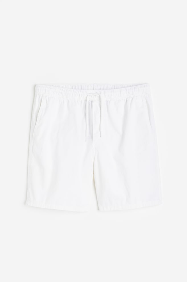 Shorts in cotone Regular Fit - Bianco/Nero/Verde kaki/Viola chiaro/dc/dc/dc - 1