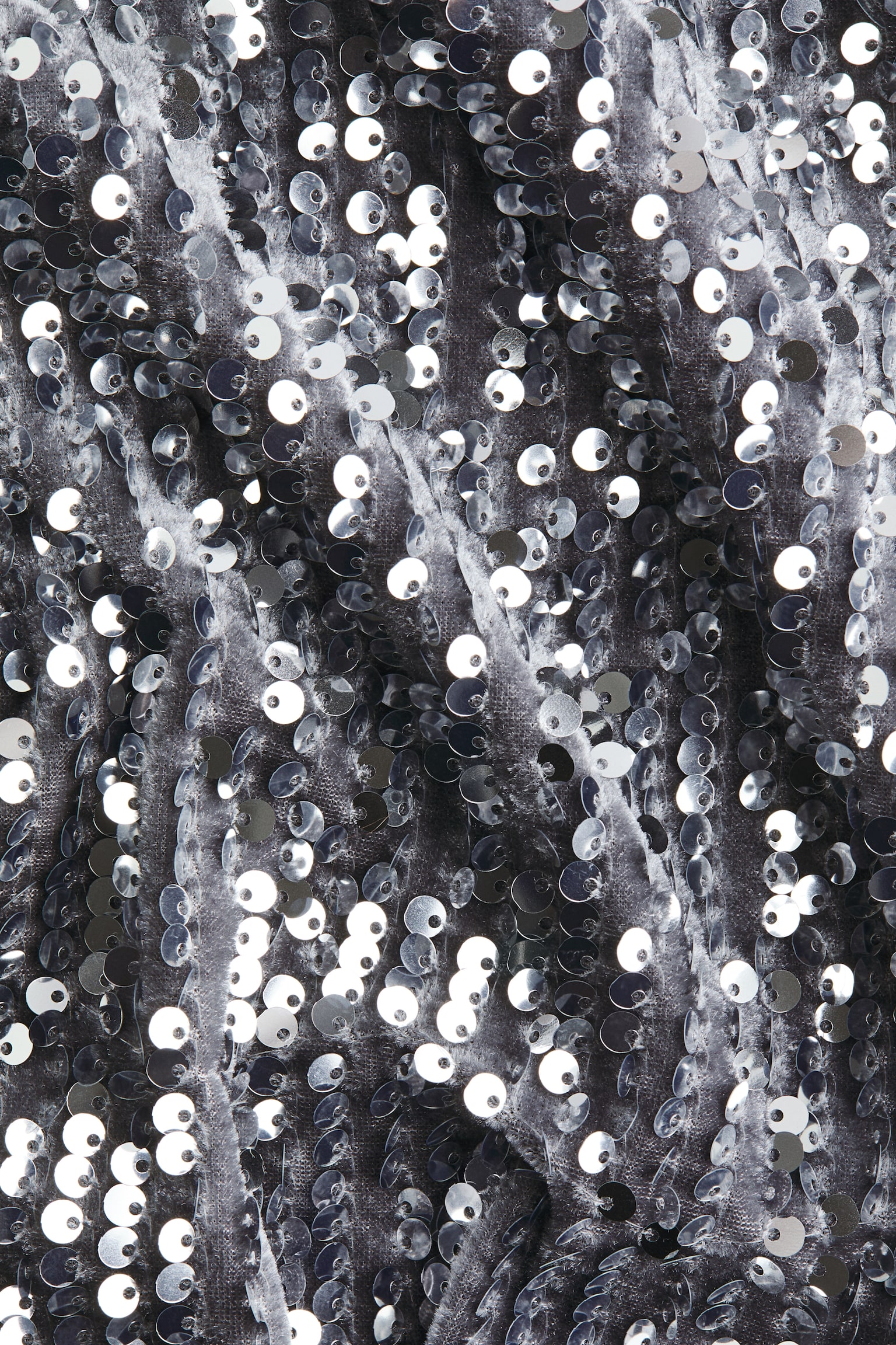 Sequined halterneck top - Silver-coloured - 6