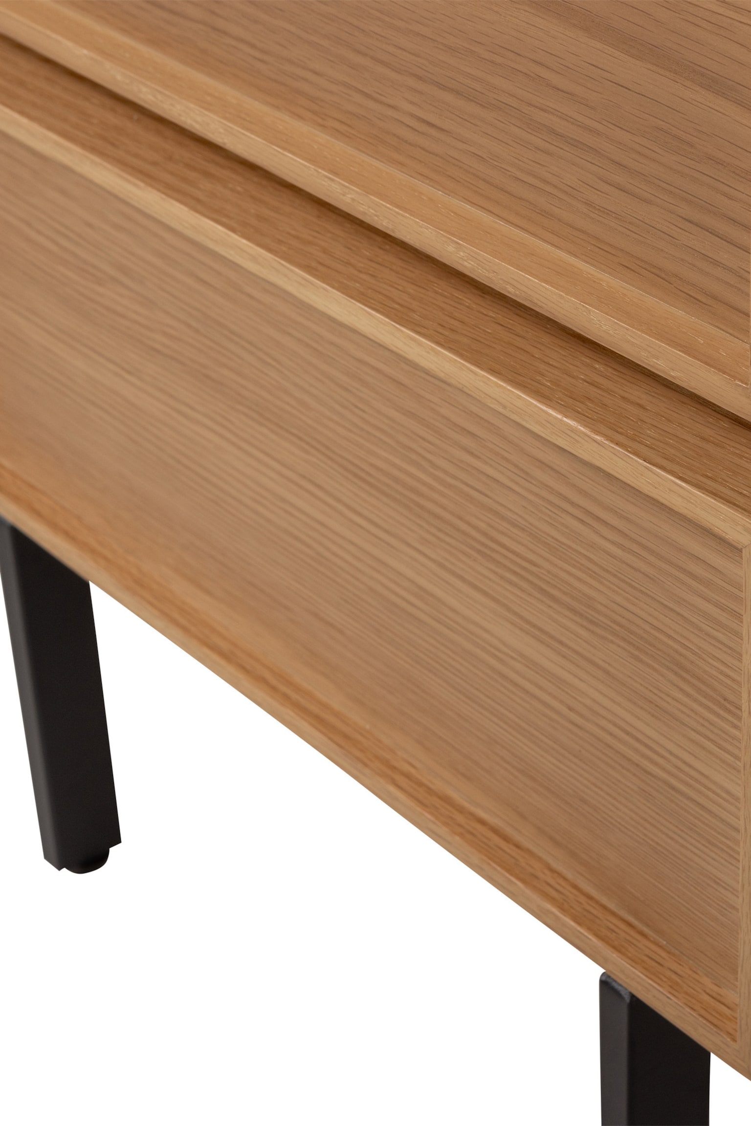 Tours Kommode/nachttisch Mit 2 Schubladen - Natürlich/Beige - 7