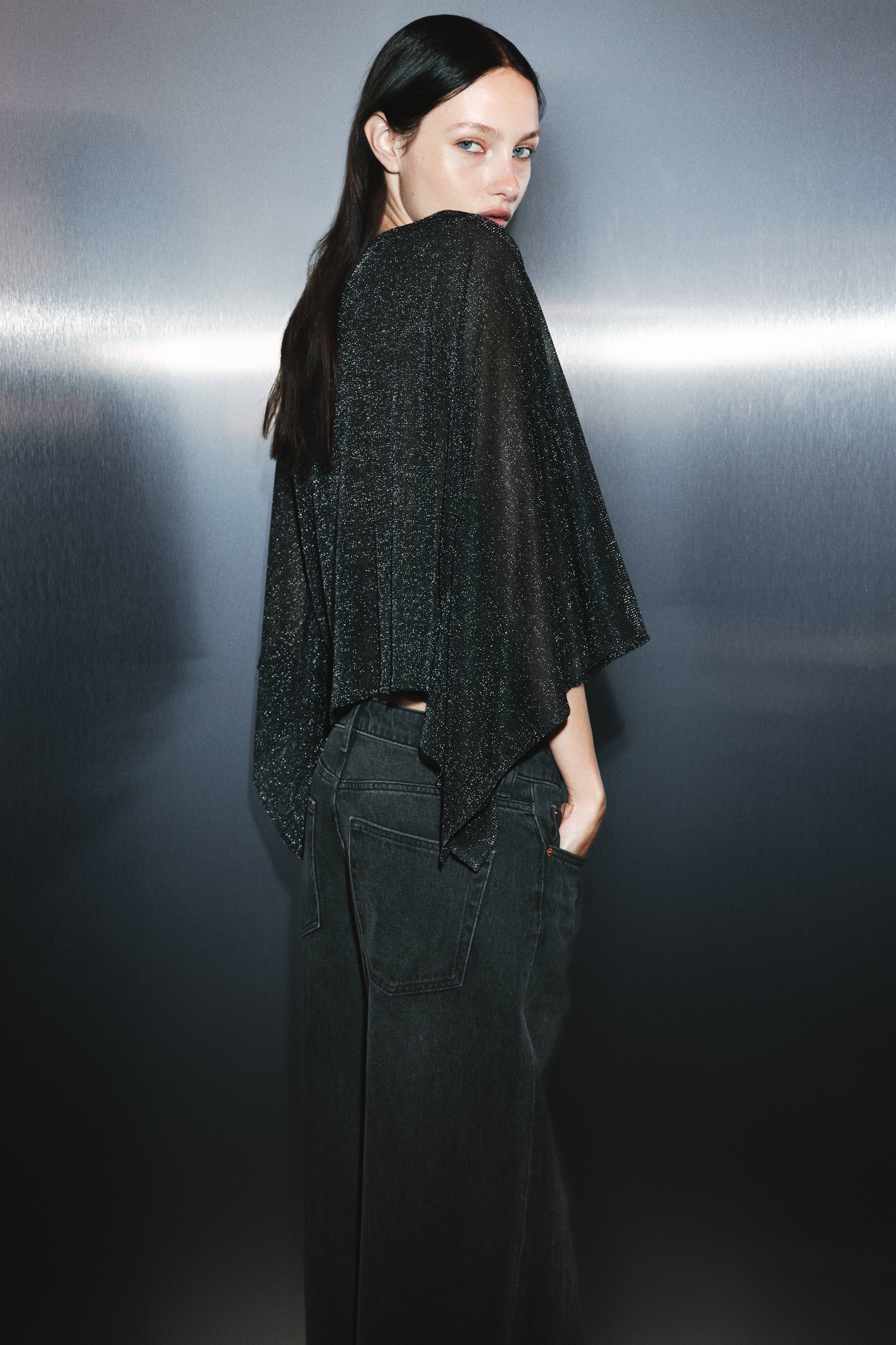 Oversized Cape Top
