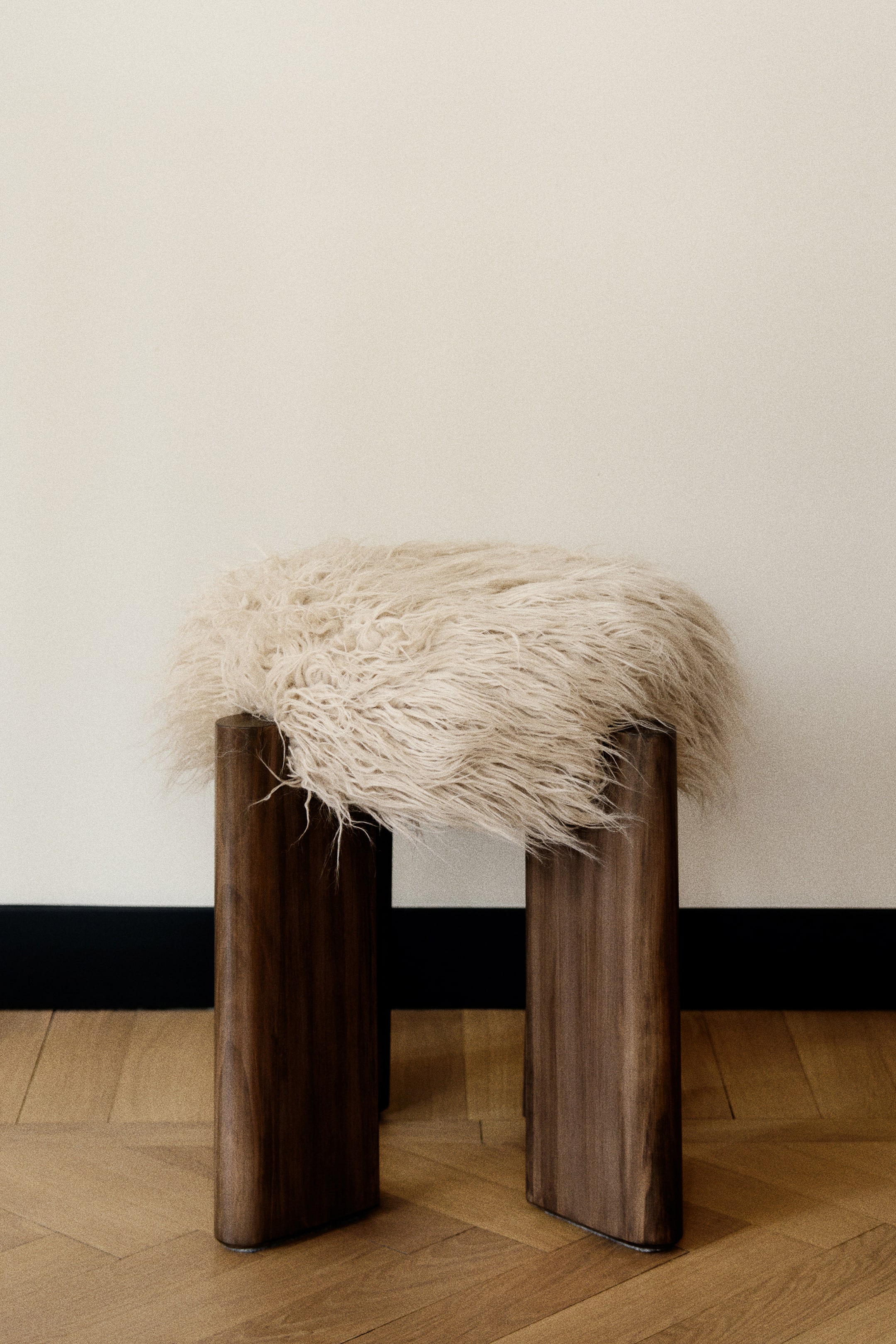 Visualizza immagine più grande: Sgabello peloso - Brown/Beige - HOME | H&M IT 1