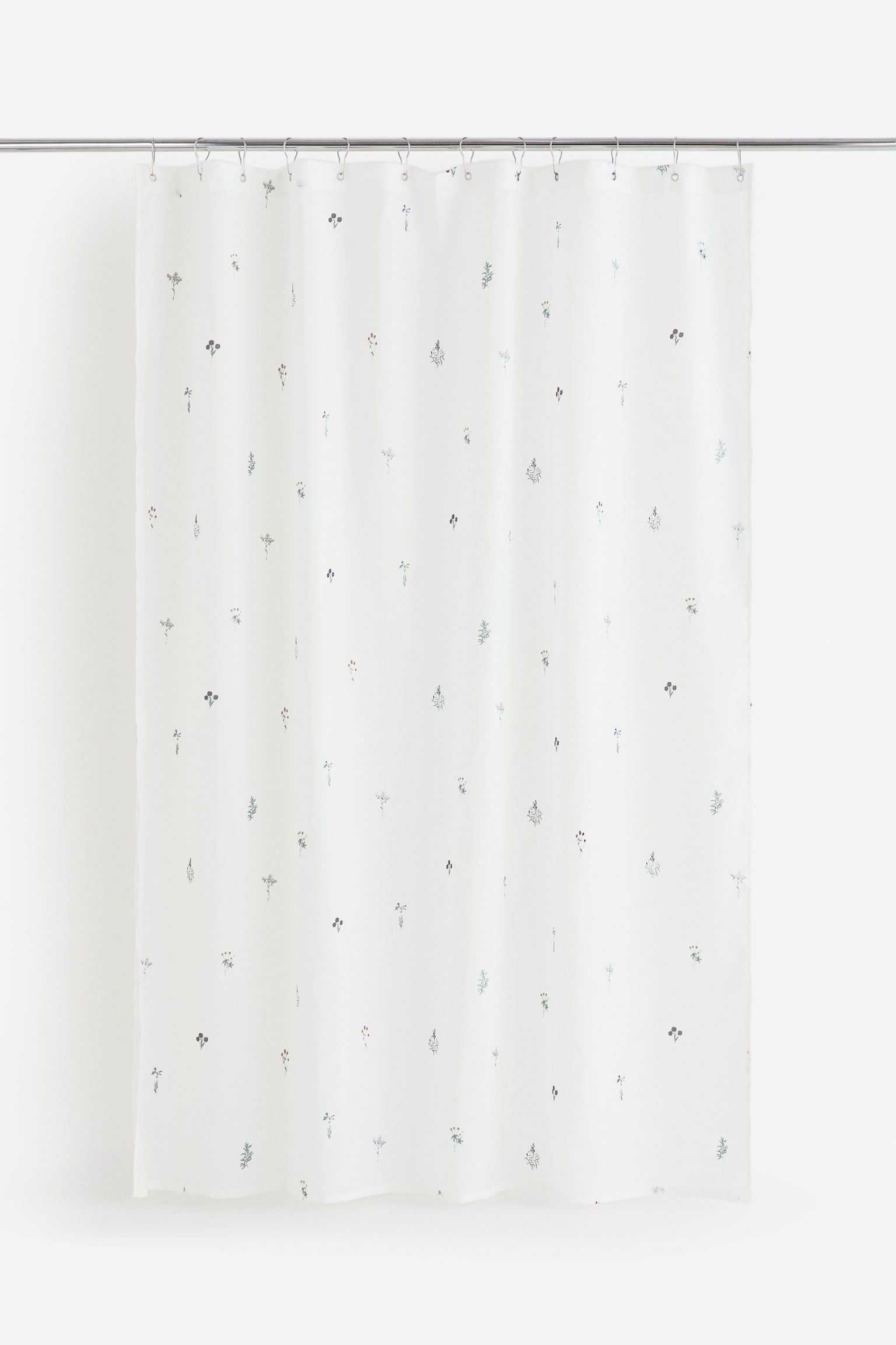 Floral shower curtain - White/Floral - 2