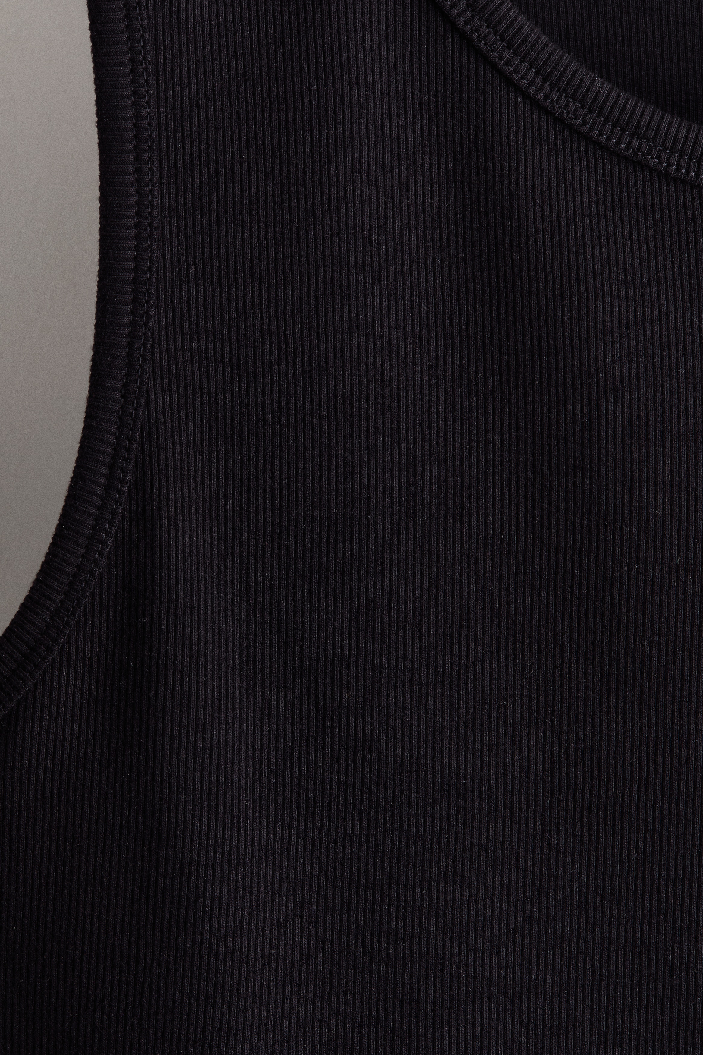 スリムフィット リブタンクトップ - ブラック - Men | H&M JP