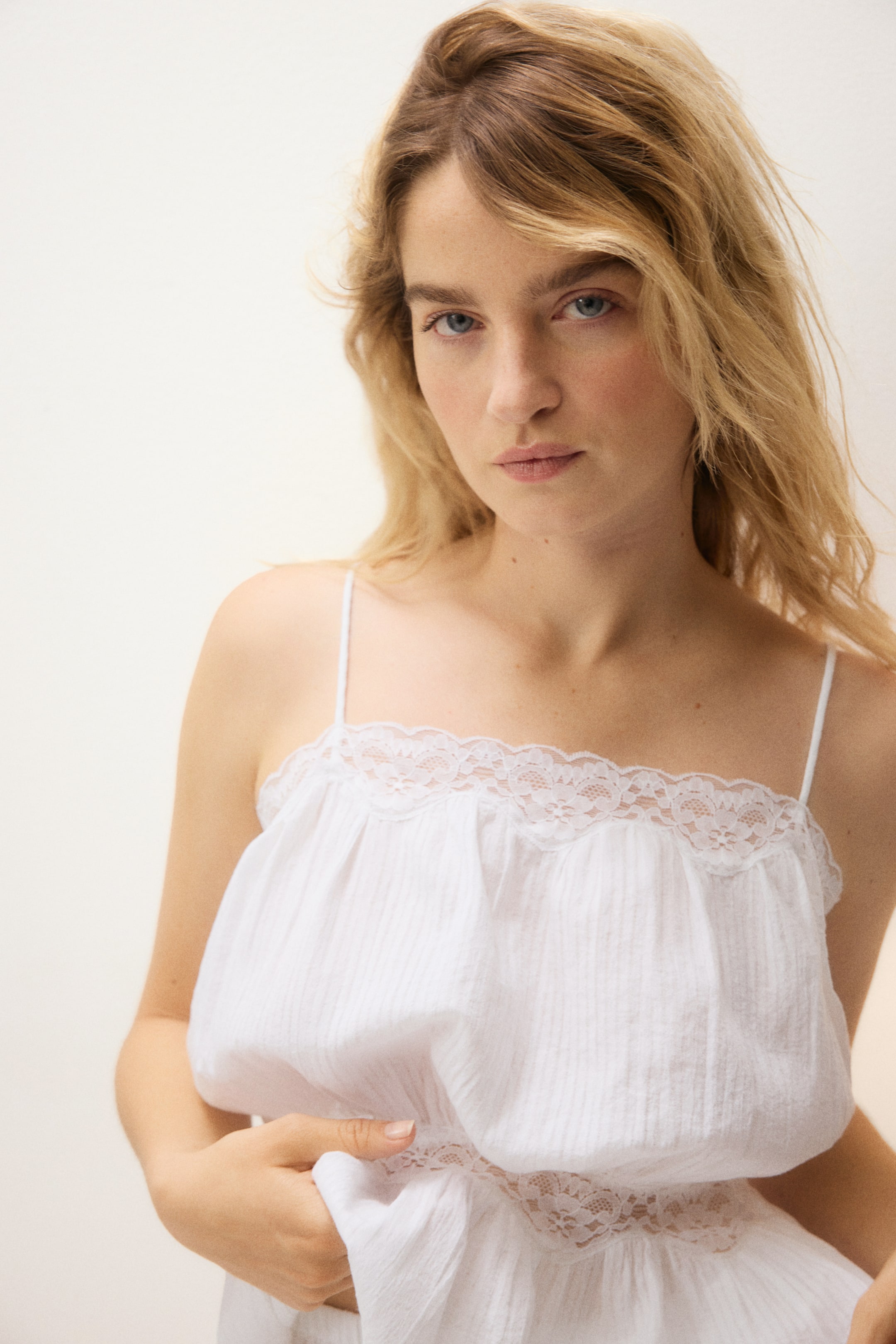 Crinkled Cotton Pajamas