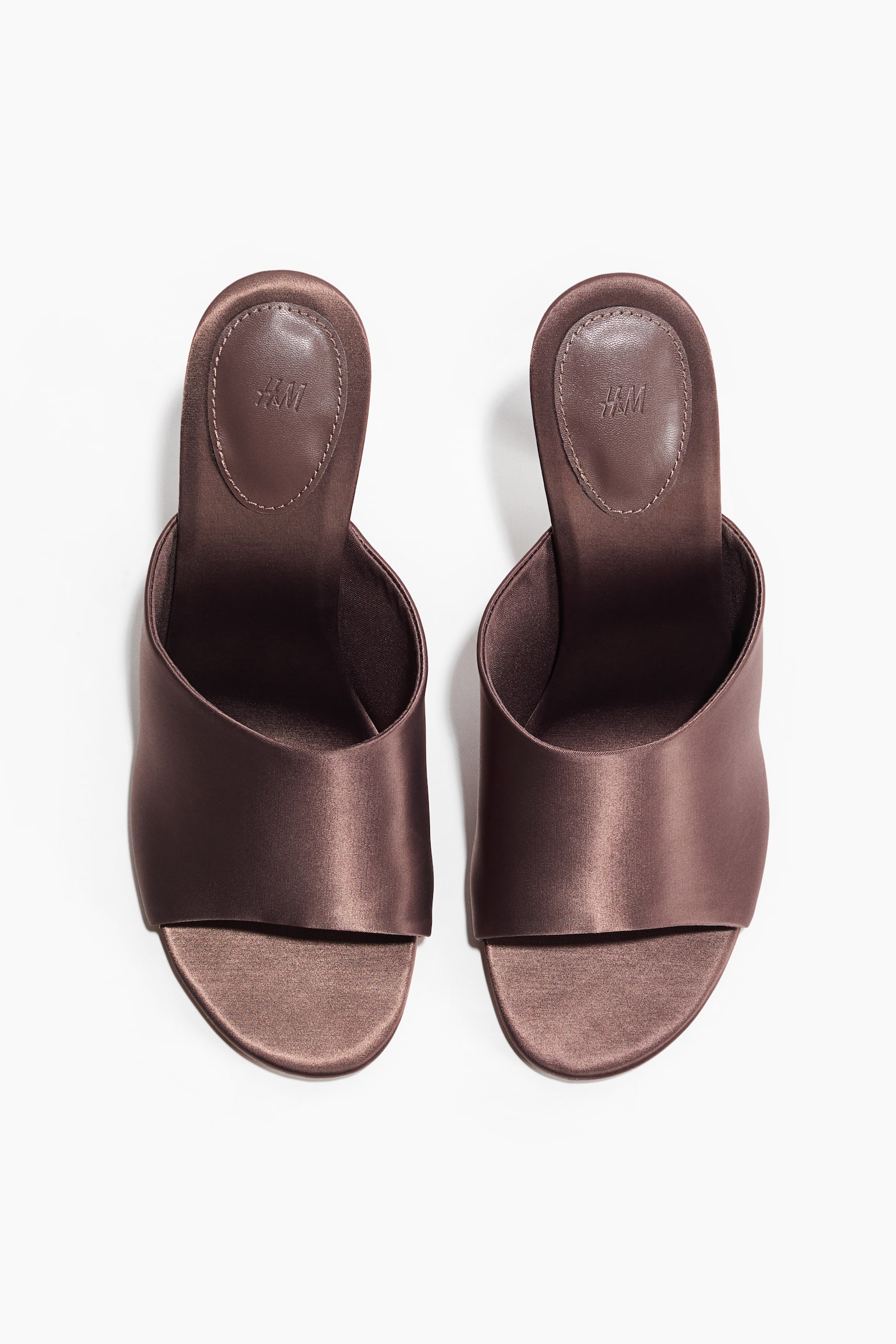 Женские сандалии H&M Stiletto-Heeled, цвет: Тёмный пыльный фиолетовый — фото 4