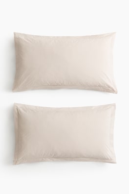 2-pack örngott i bomullspercale